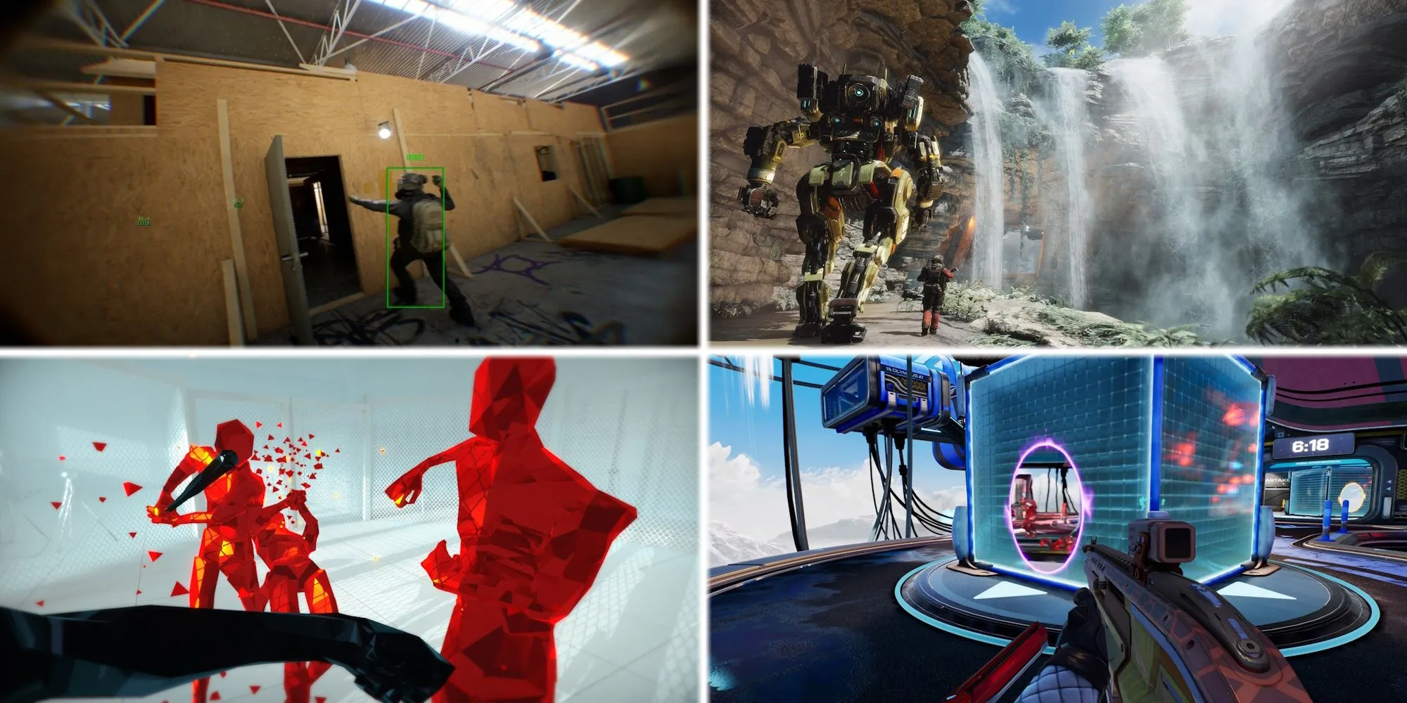 4 tựa game bắn súng nổi bật: Bodycam, Titanfall, Superhot, Splitgate