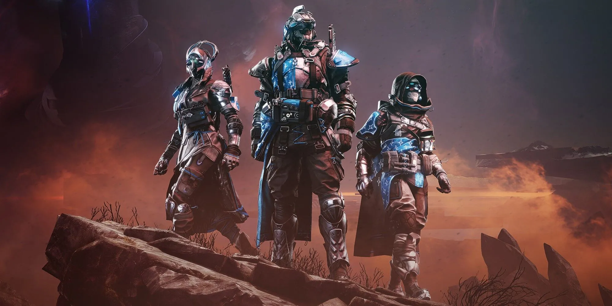Cảnh chiến đấu hoành tráng trong DLC The Final Shape của Destiny 2, với các Vệ binh đối mặt với kẻ thù The Witness trong một không gian kỳ ảo