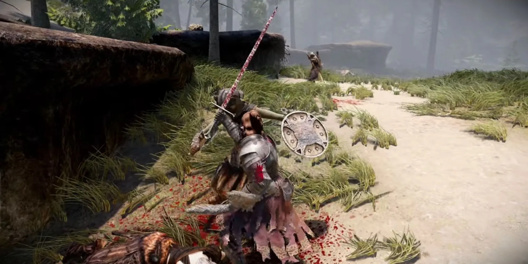 Chiến binh được mod trang bị trong game Skyrim sẵn sàng chiến đấu cận chiến