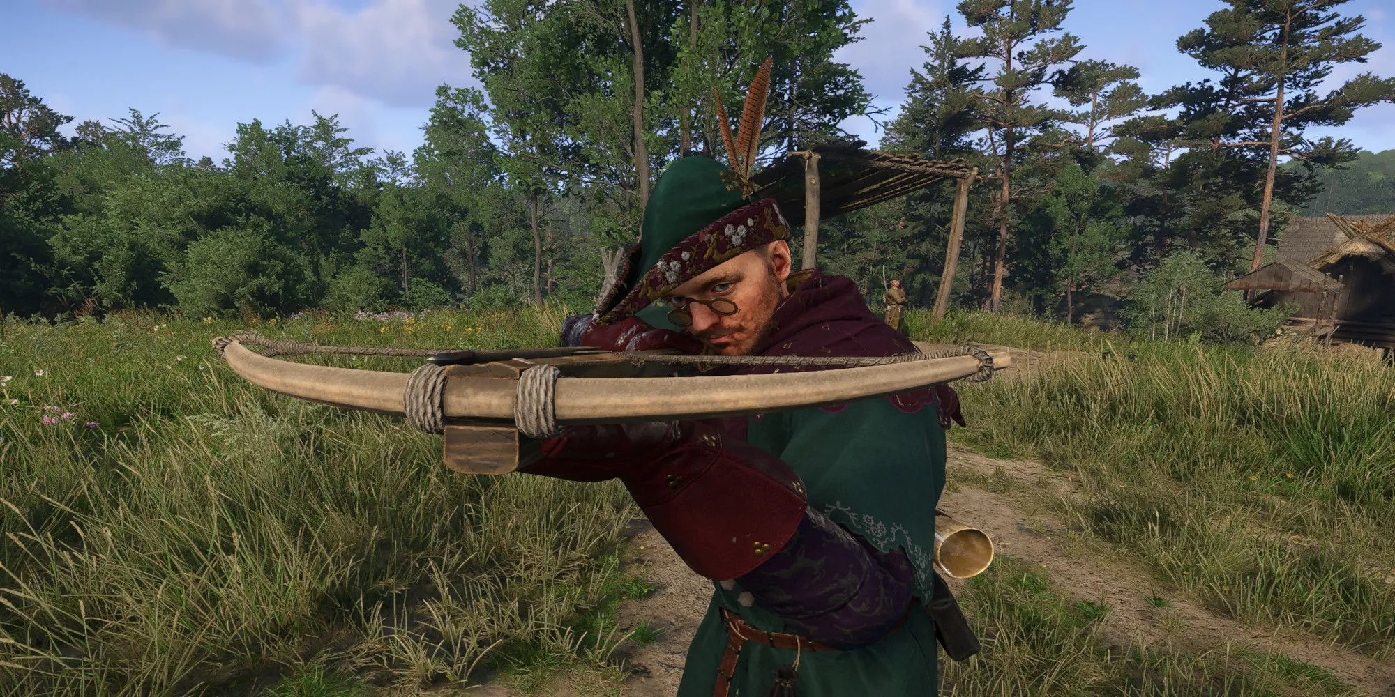 Henry bắn nỏ, minh họa kỹ năng đa dạng trong Kingdom Come Deliverance 2 với perk Jack of All Trades