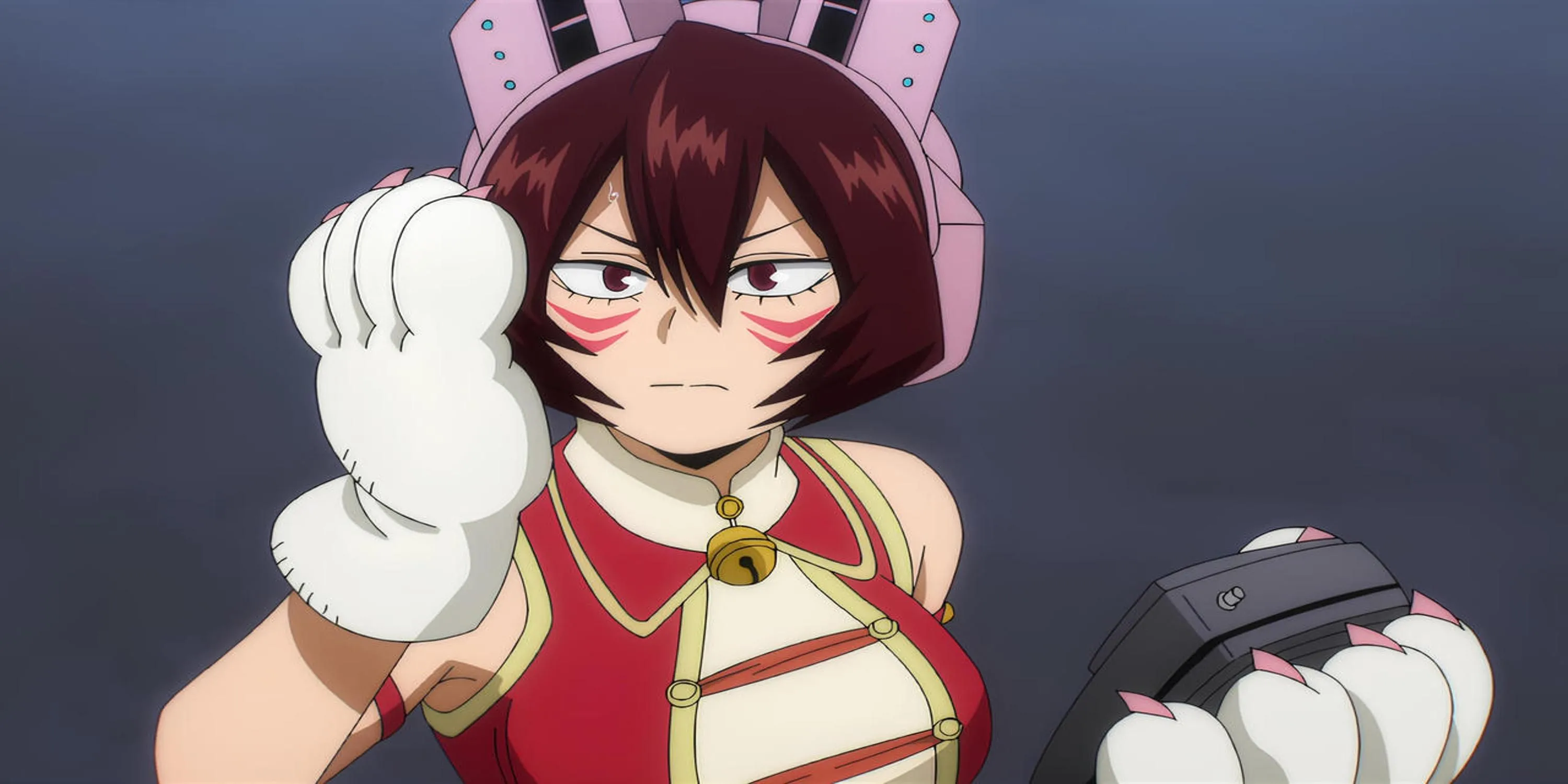 Mandalay của Wild, Wild Pussycats sử dụng Kosei Thần Giao Cách Cảm trong My Hero Academia