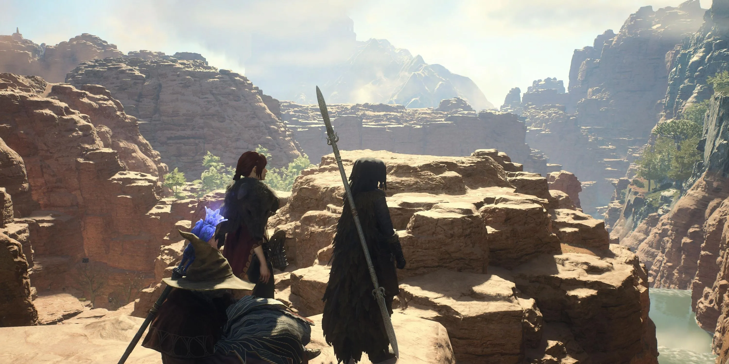 Phong cảnh rộng lớn trong thế giới mở của Dragon's Dogma 2.