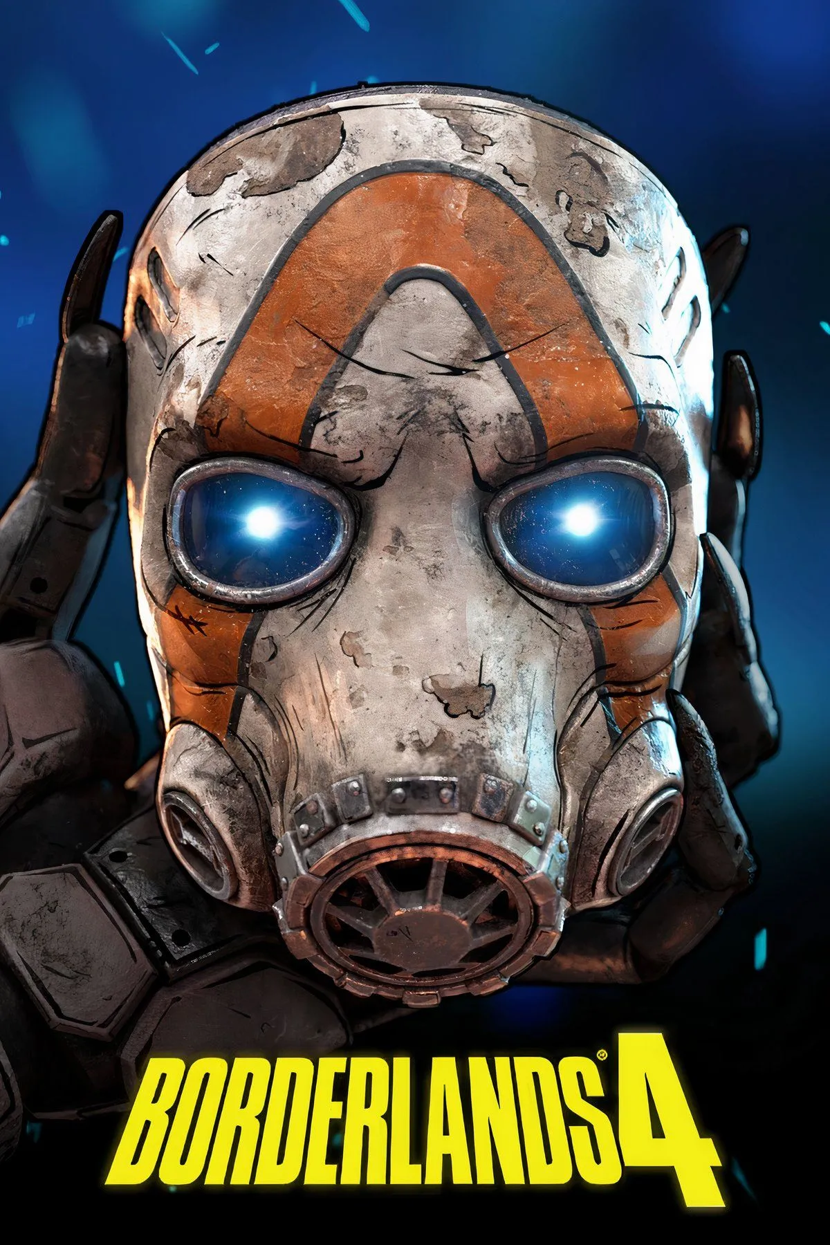 Ảnh bìa chính thức của Borderlands 4, thể hiện phong cách đồ họa đặc trưng của series