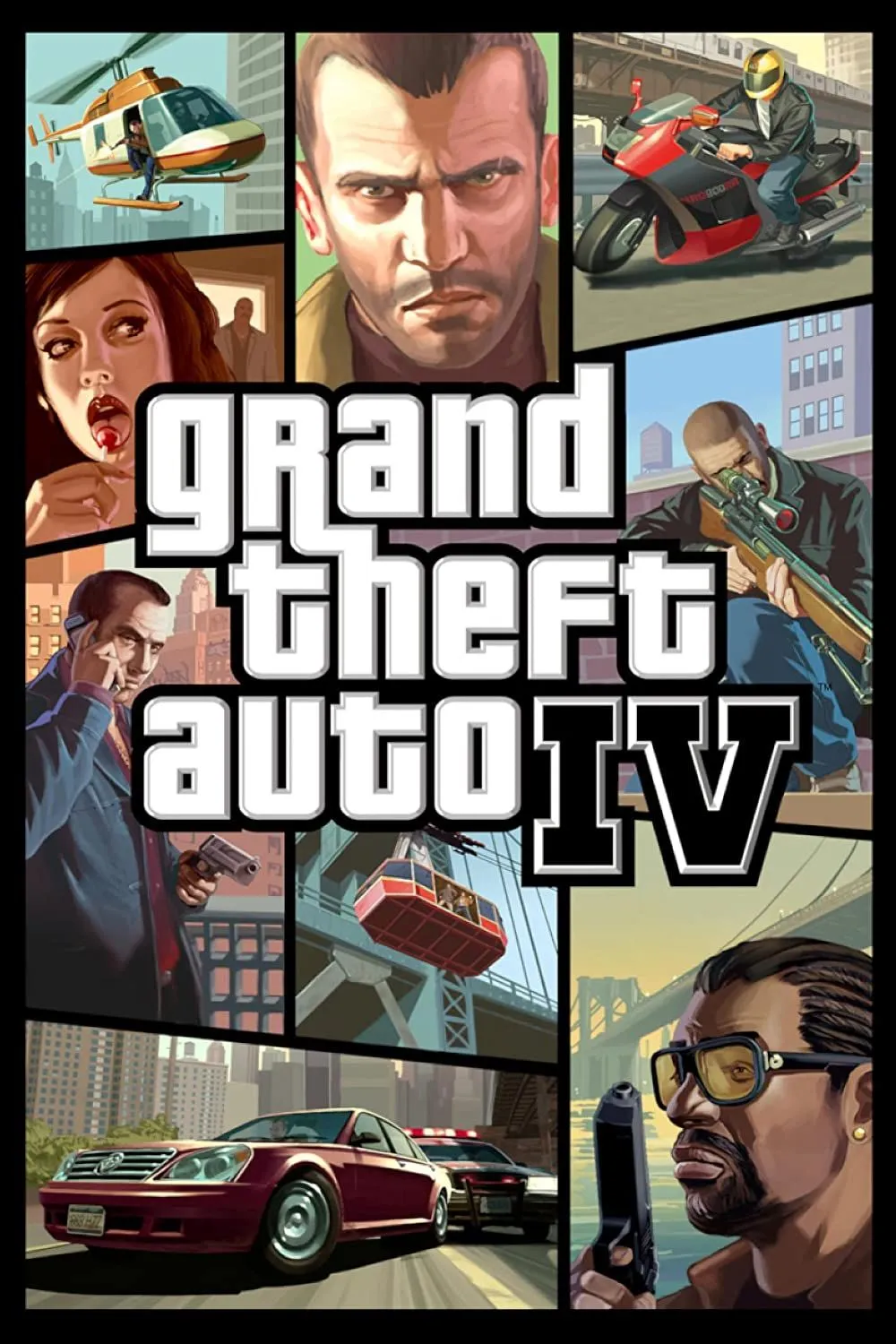 Ảnh bìa chính thức game Grand Theft Auto 4