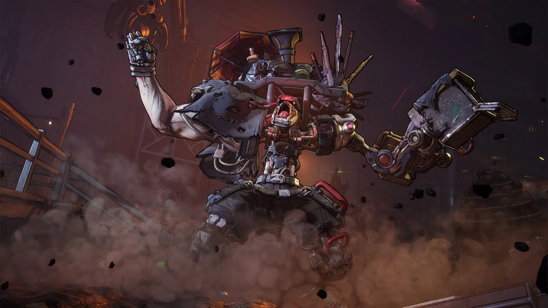 Borderlands 4 - Hình ảnh báo chí 3, cho thấy một pha hành động căng thẳng trong game.