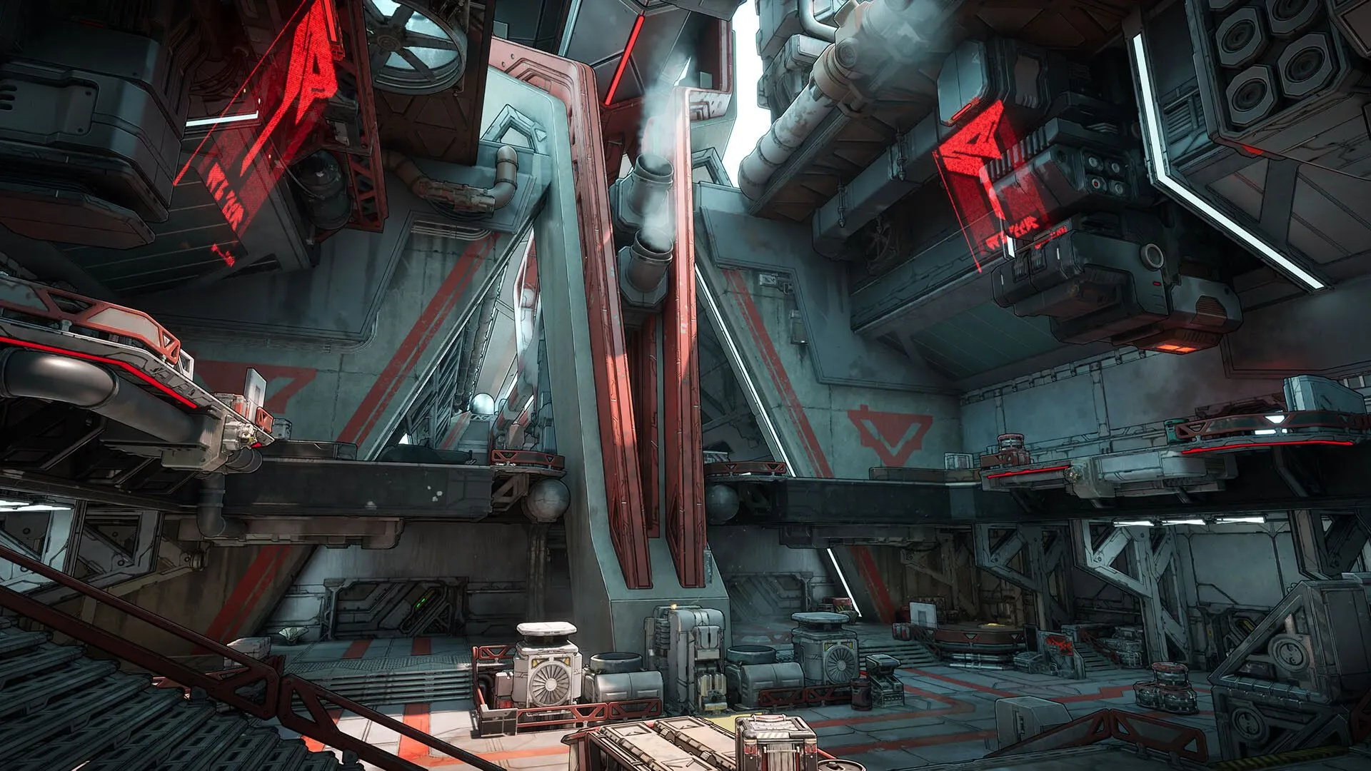 Borderlands 4 - Hình ảnh báo chí 5, hiển thị một cảnh chiến đấu hoành tráng với nhiều hiệu ứng.