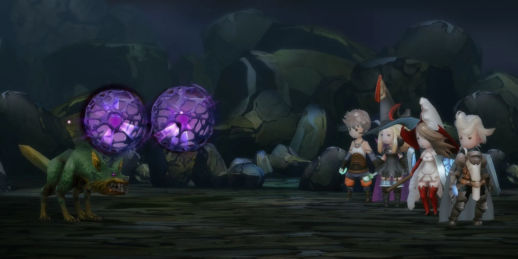 Bravely Default start of combat