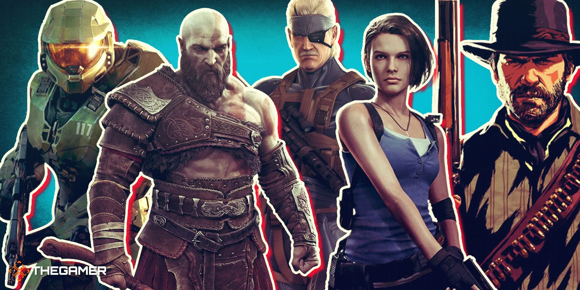 Các biểu tượng anh hùng hàng đầu trong thế giới game, từ Master Chief đến Kratos và Joel Miller