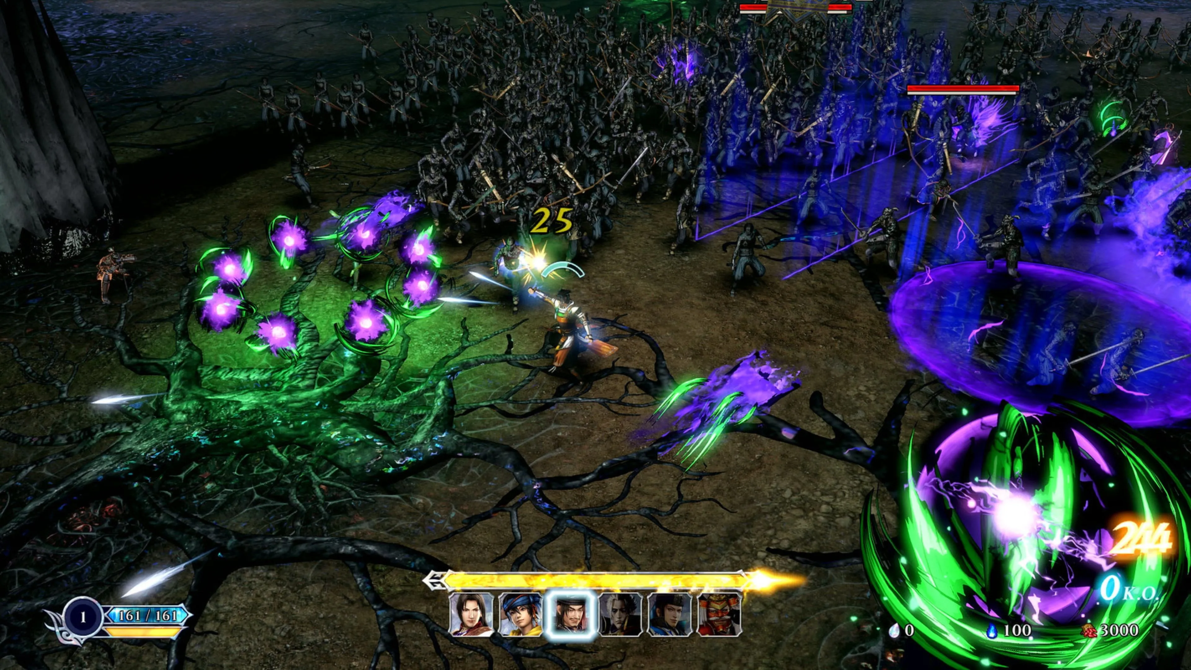Cảnh chiến đấu khốc liệt trong Warriors: Abyss