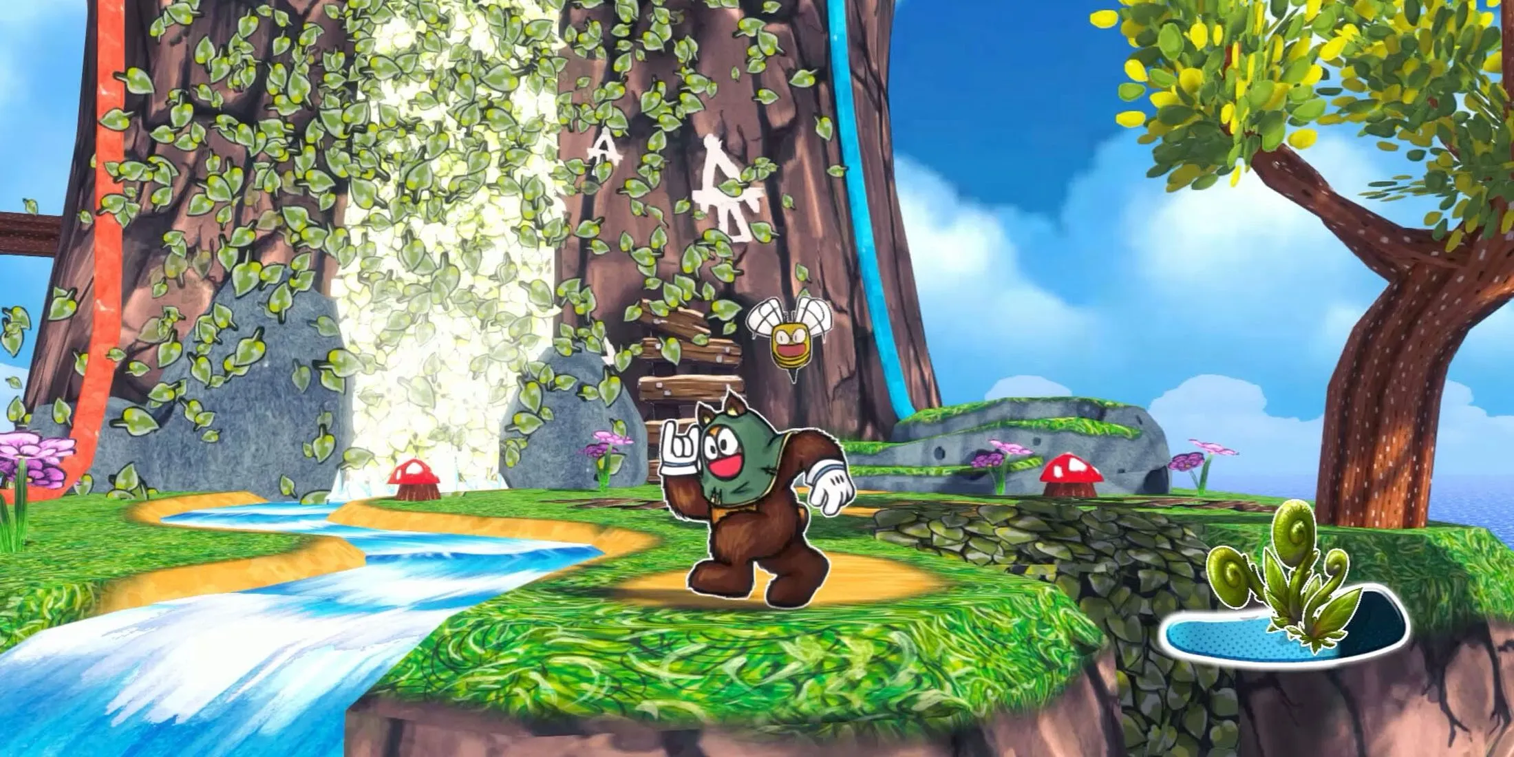 Cảnh chơi game Ruffy and the Riverside