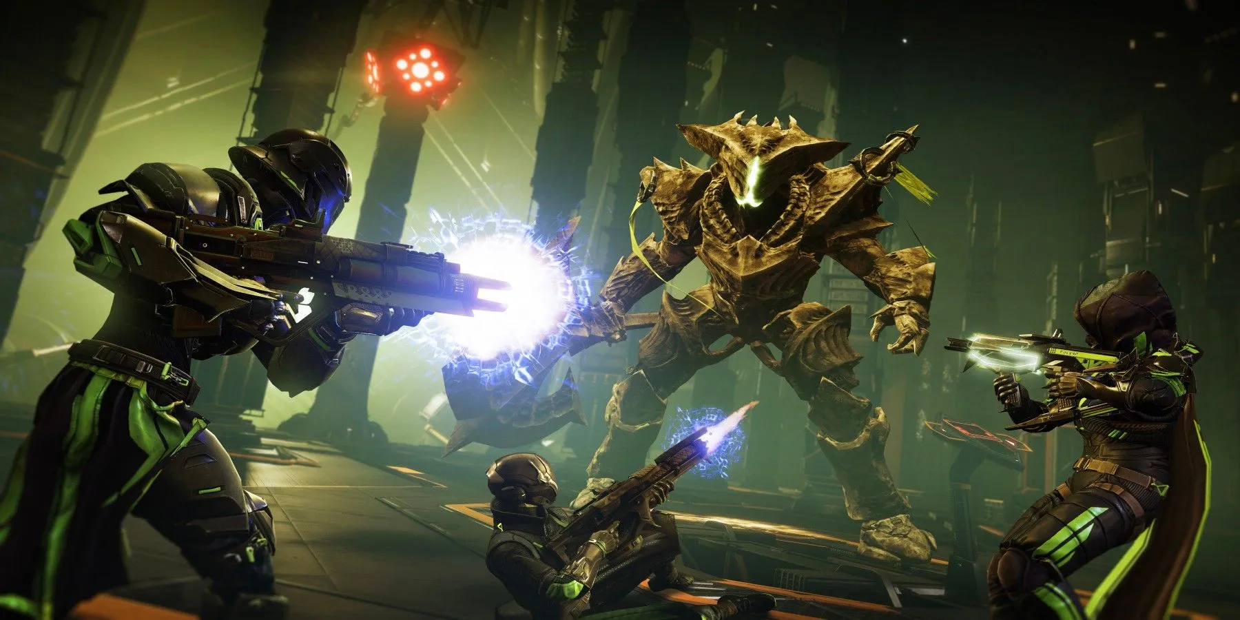 Cảnh quan trong Heist Battleground: Mars, hoạt động Nightfall tuần này trong Destiny 2.