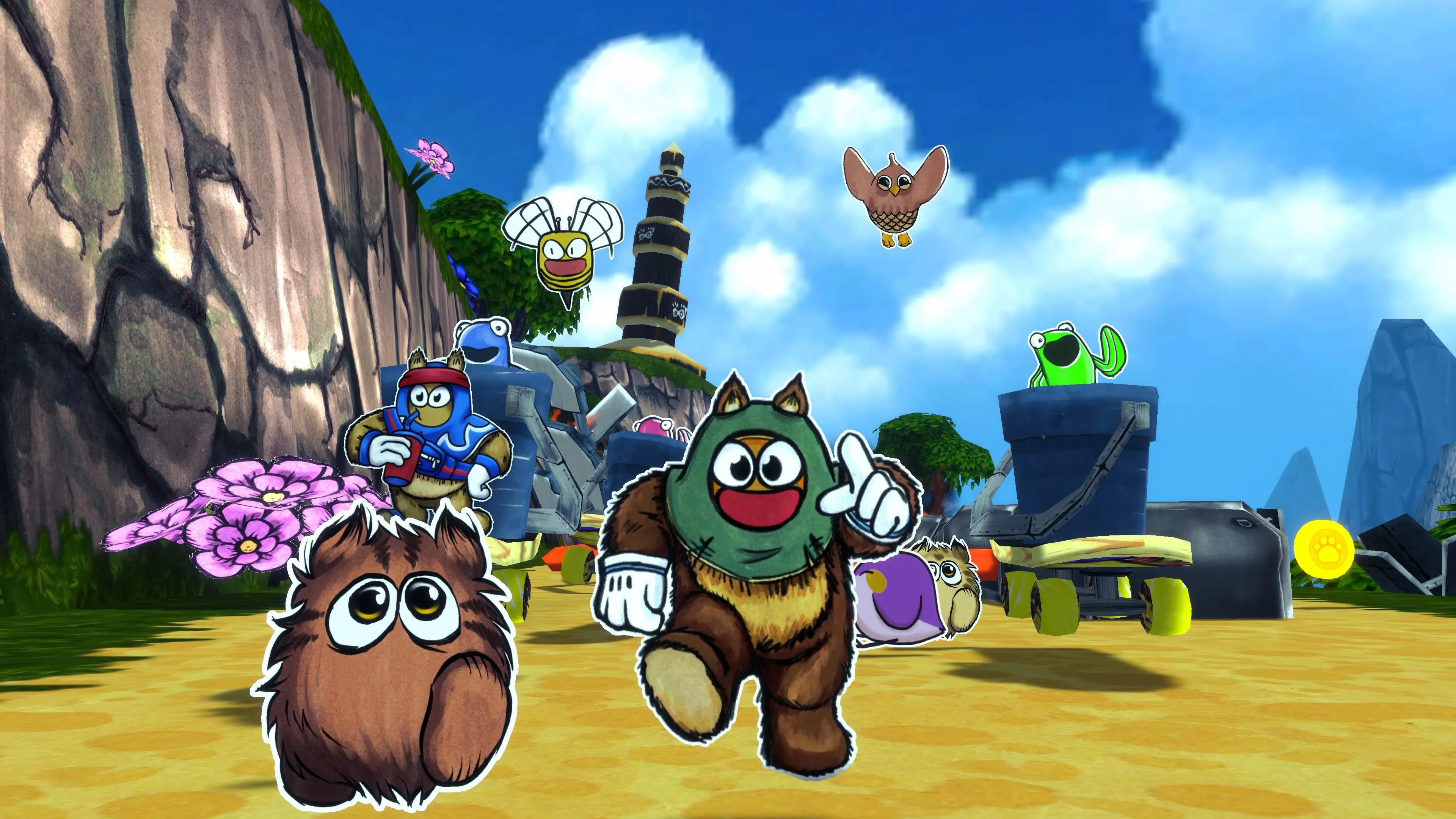 Dàn nhân vật trong game Ruffy and the Riverside