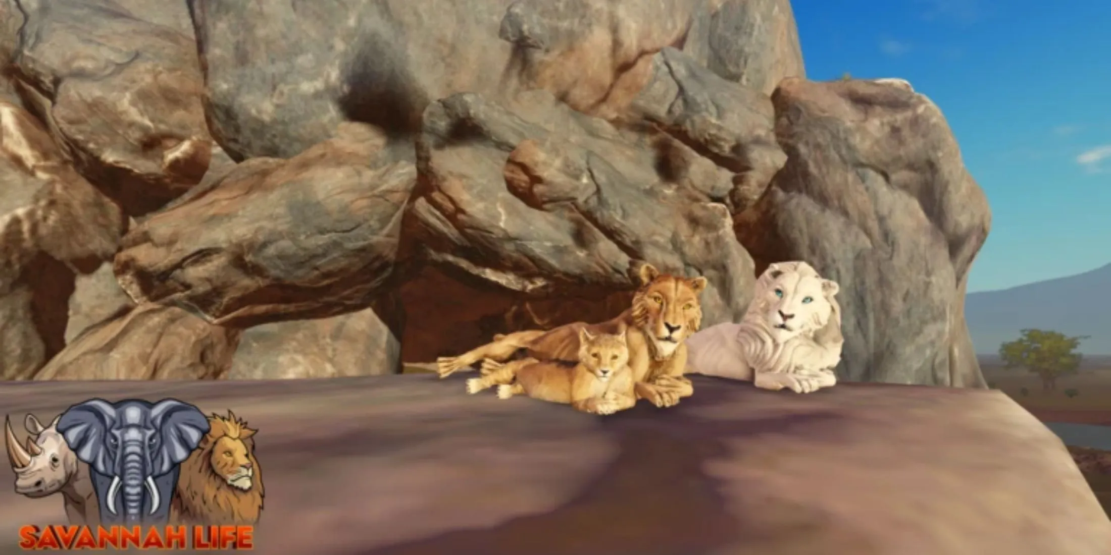 Động vật đa dạng trong thế giới game sinh tồn Savannah Life Roblox.