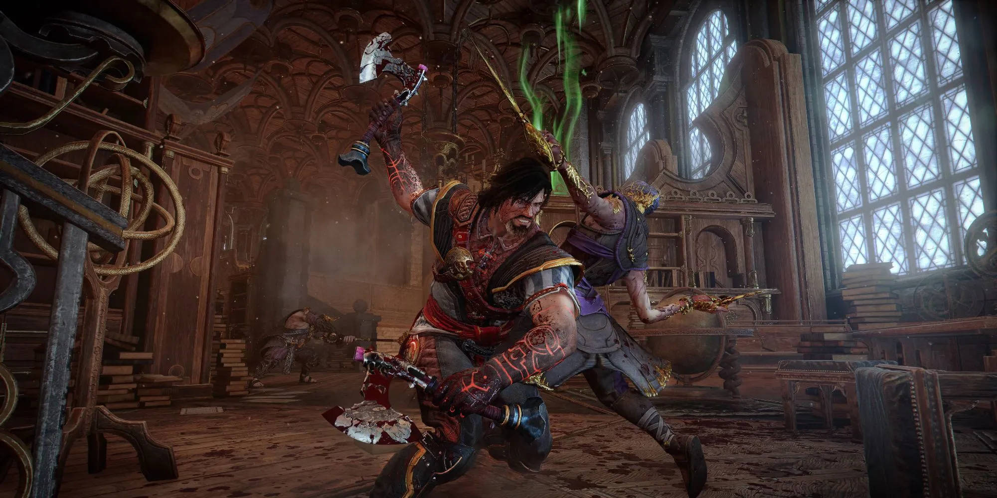 Hệ thống chiến đấu nhắm mục tiêu bộ phận trong game Blades of Fire