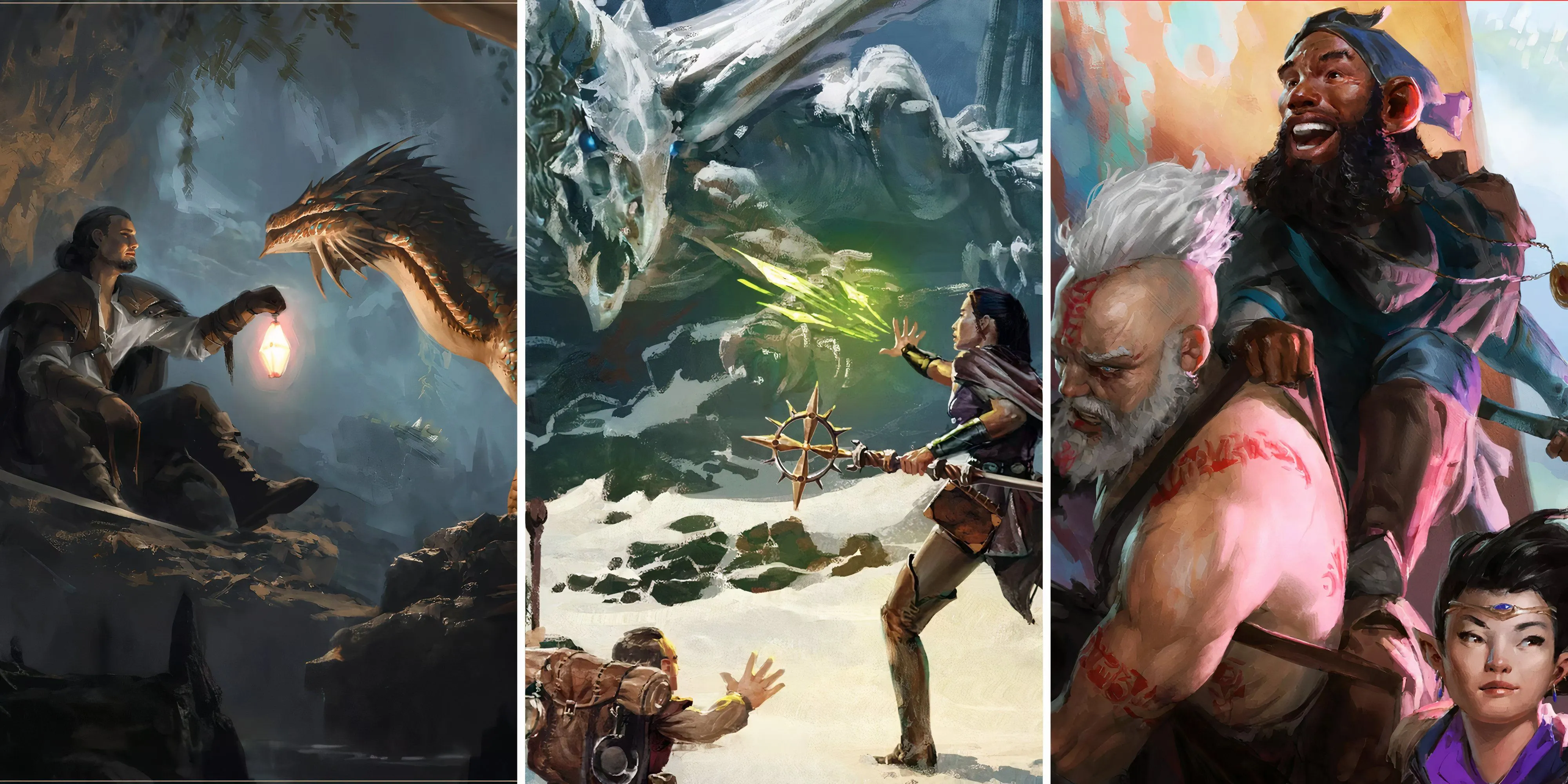 Hình ảnh minh họa Dungeons &amp; Dragons, tựa game nhập vai bàn nổi tiếng với nhiều phiên bản và phụ kiện.