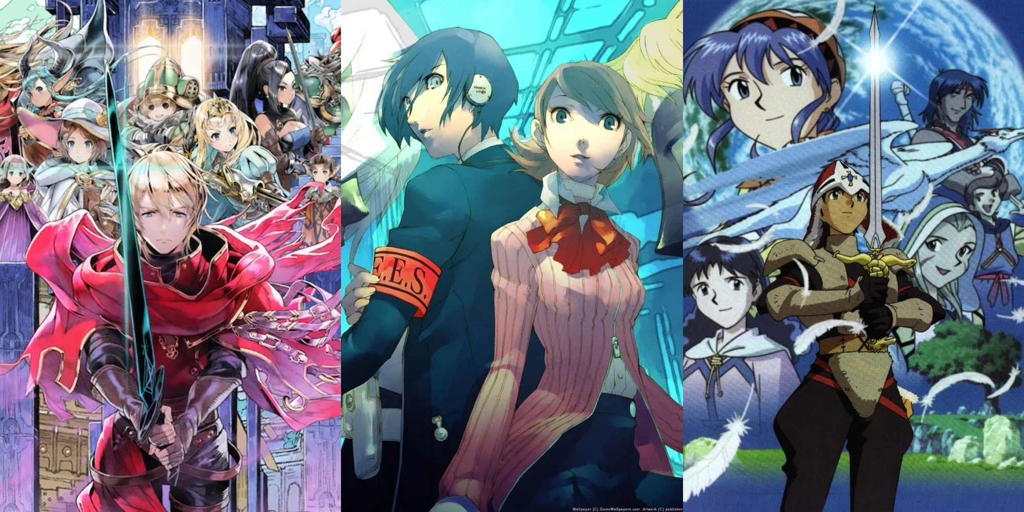 Hình ảnh minh họa một số tựa game JRPG kinh điển, gợi nhớ về kỷ nguyên vàng của thể loại này