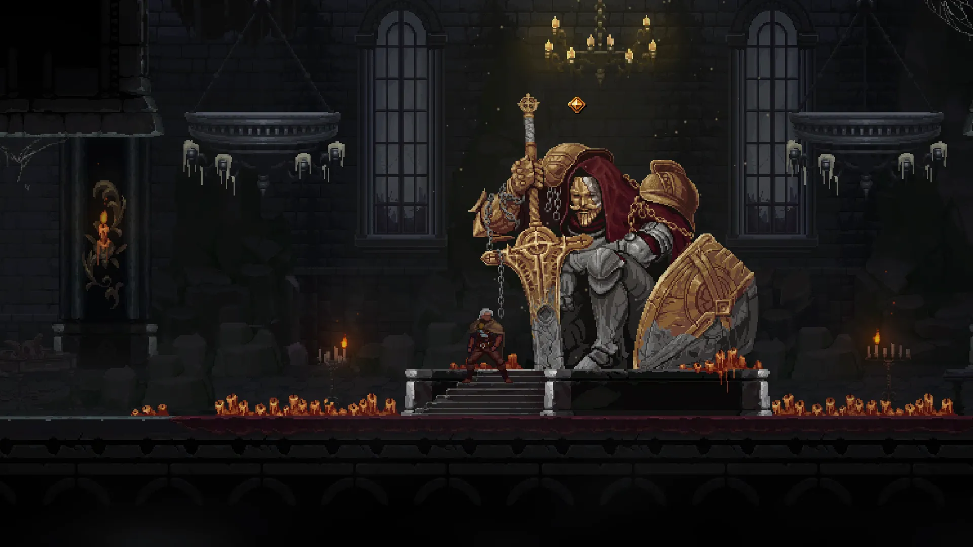 Hình ảnh một con boss trong Dragon Is Dead với phong cách đồ họa đặc trưng
