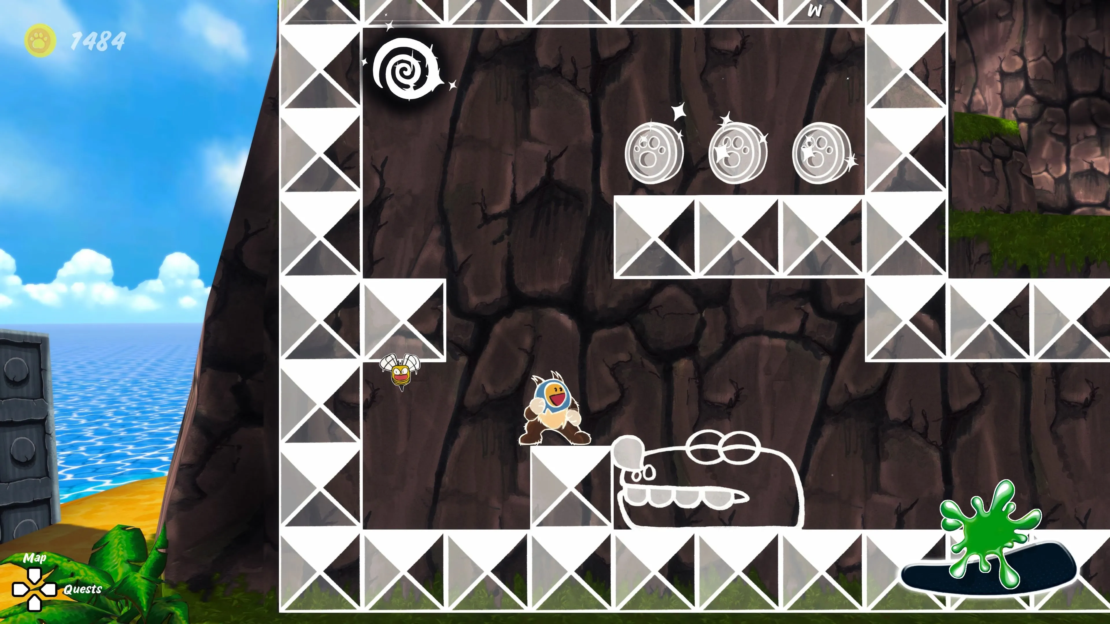 Màn chơi 2D trong game Ruffy and the Riverside
