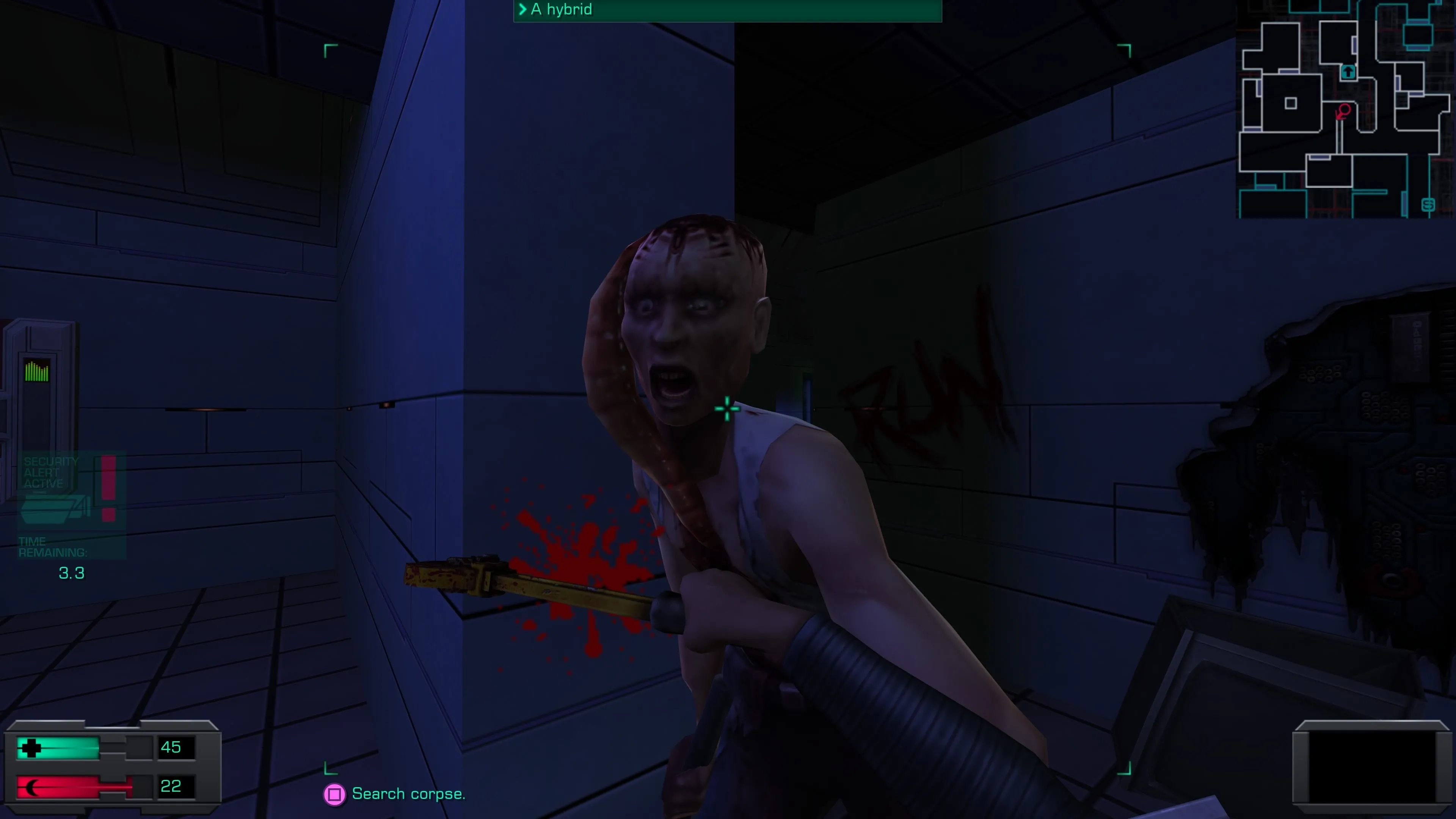 Một loại kẻ thù (Hybrid) trong System Shock 2 Remaster