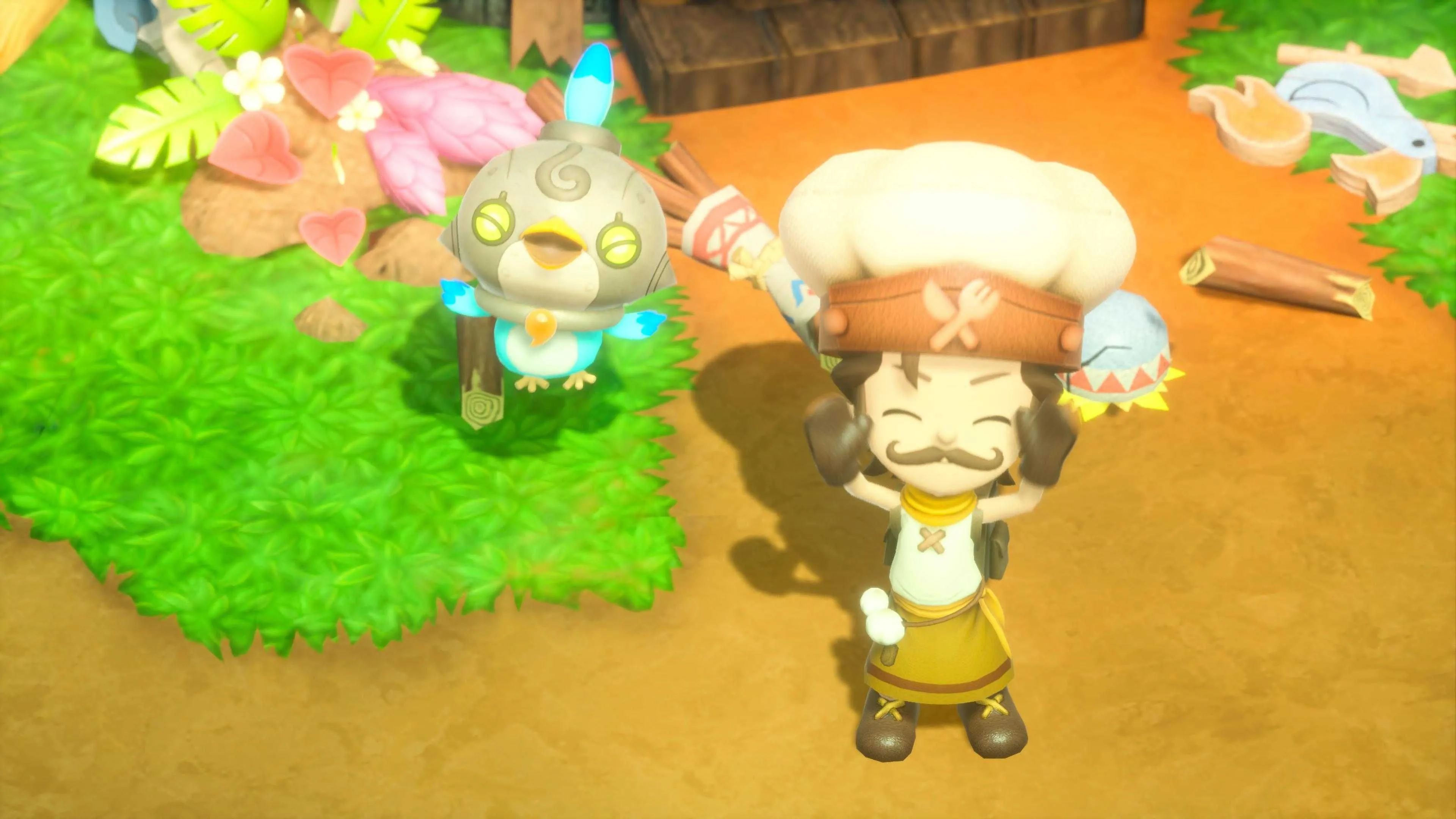 Nhân vật chính và bạn đồng hành trong game Fantasy Life I The Girl Who Steals Time
