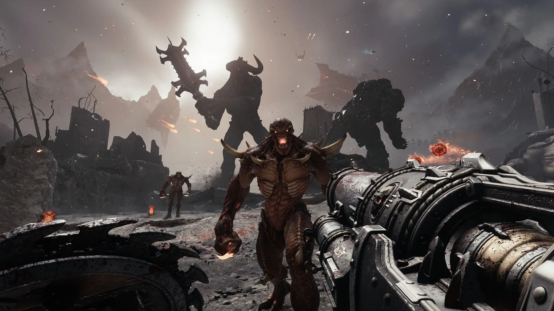 Pha hành động dữ dội của Doom Slayer với vũ khí mới