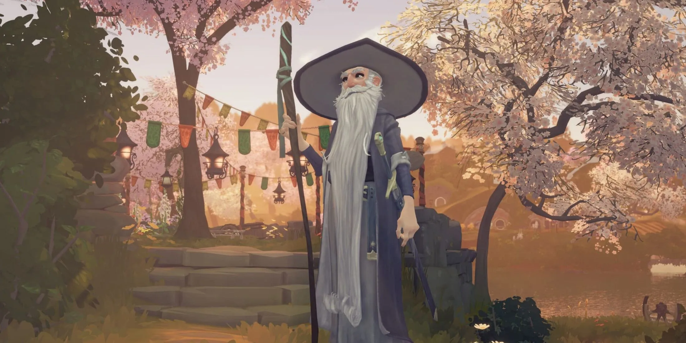Phù thủy Gandalf trong phong cách đồ họa của Tales of the Shire