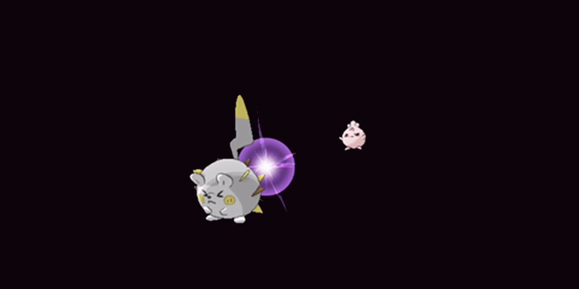 Pokemon Togedemaru trong một trận đấu, minh họa cho khả năng gây sát thương mạnh mẽ của thẻ bài trong Pokemon TCG Pocket.
