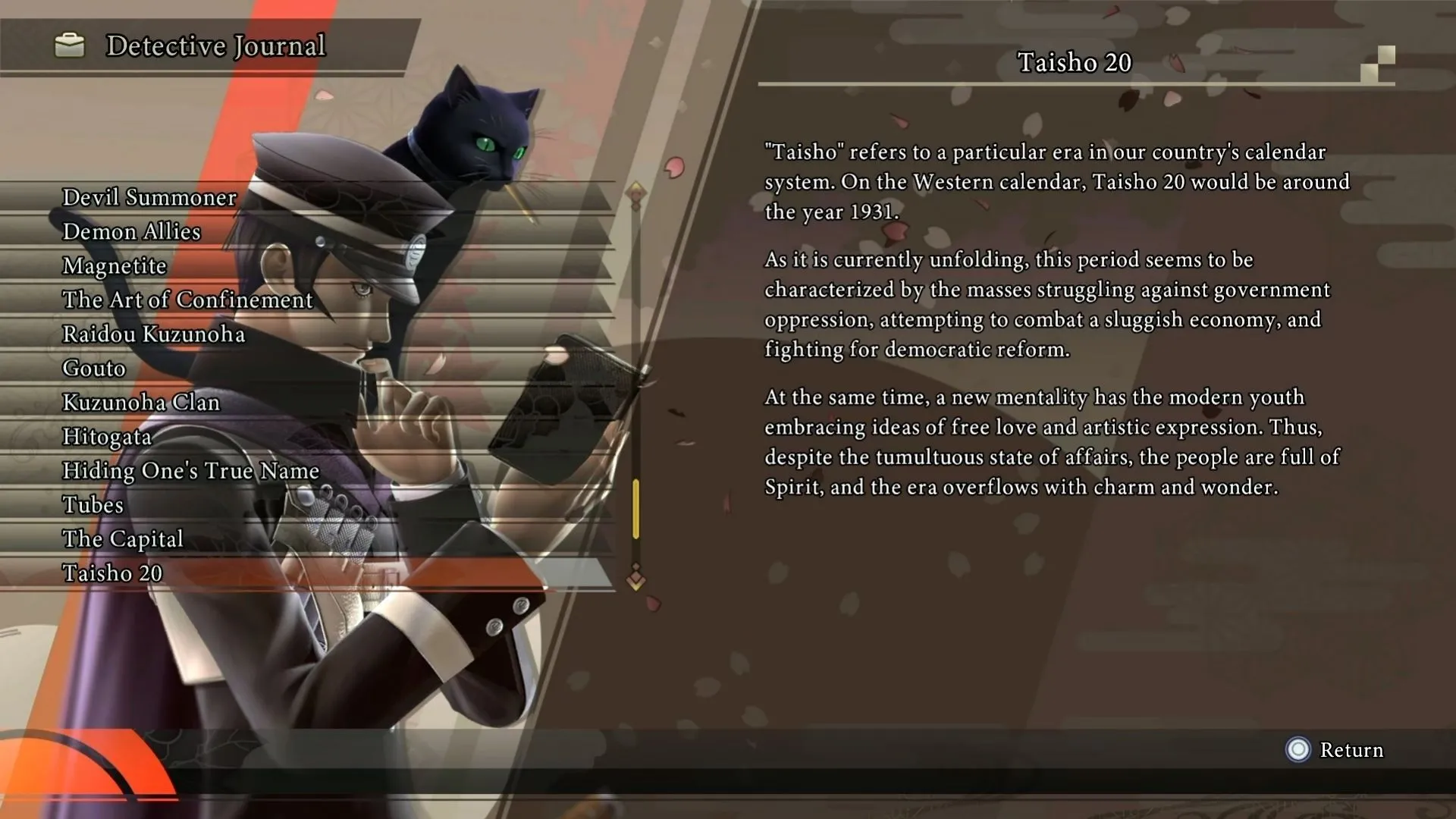 RAIDOU Remastered The Mystery of the Soulless Army Review Journal
