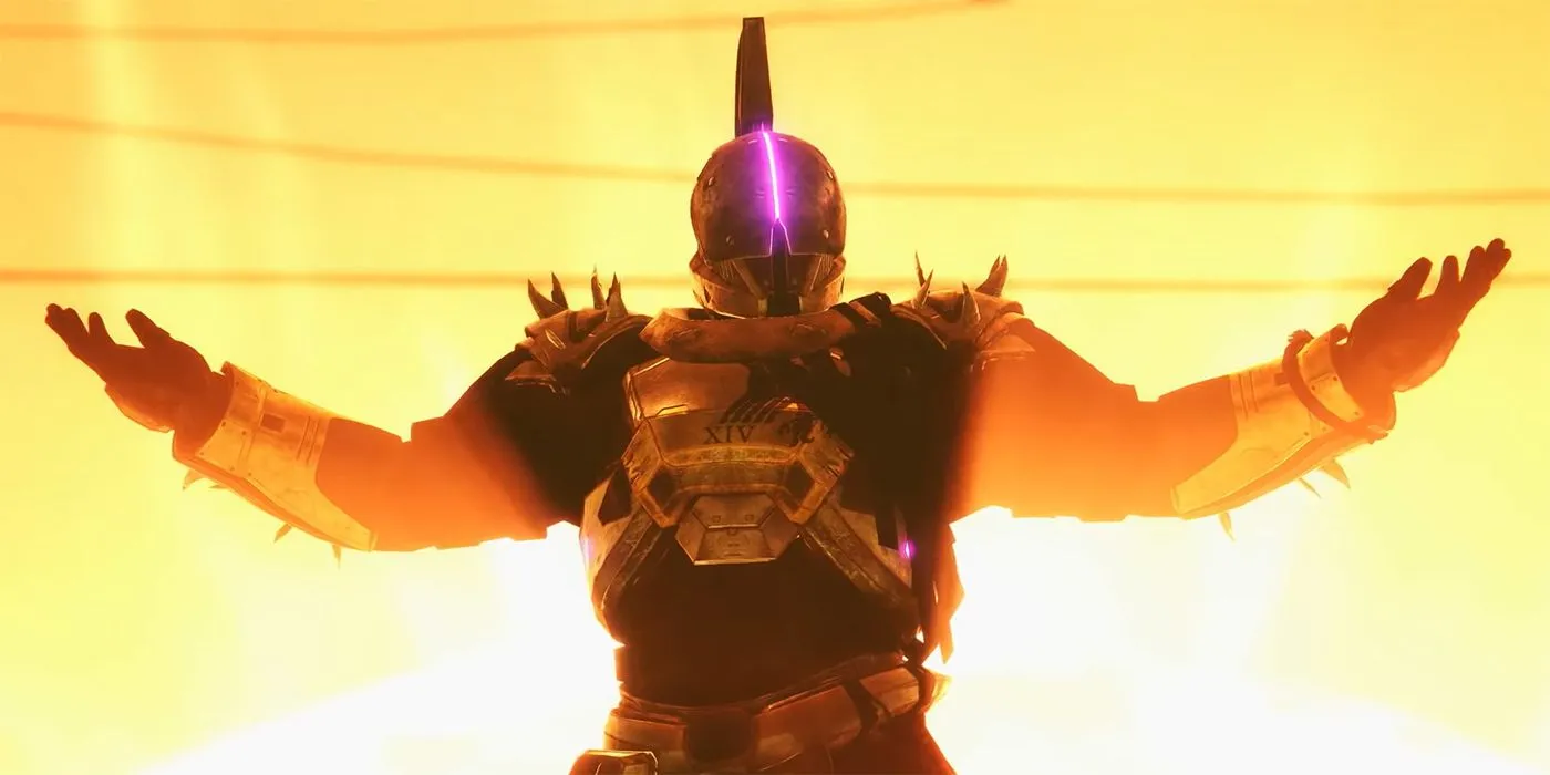 Saint-14 tại khu vực Lighthouse, trung tâm của hoạt động PvP đỉnh cao Trials of Osiris trong Destiny 2.