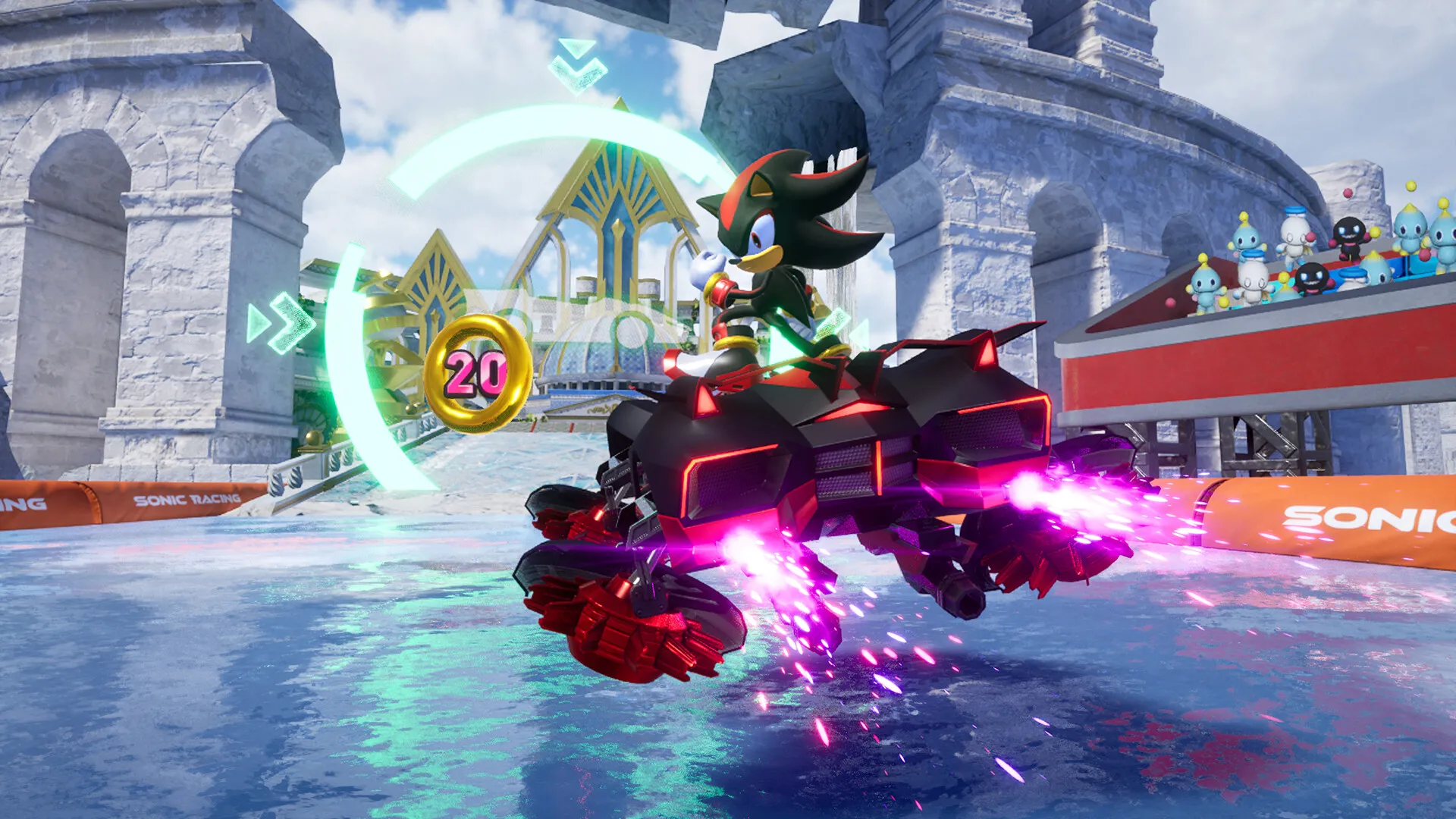 Shadow the Hedgehog khoe dáng ấn tượng trong ảnh quảng bá Sonic Racing: CrossWorlds.