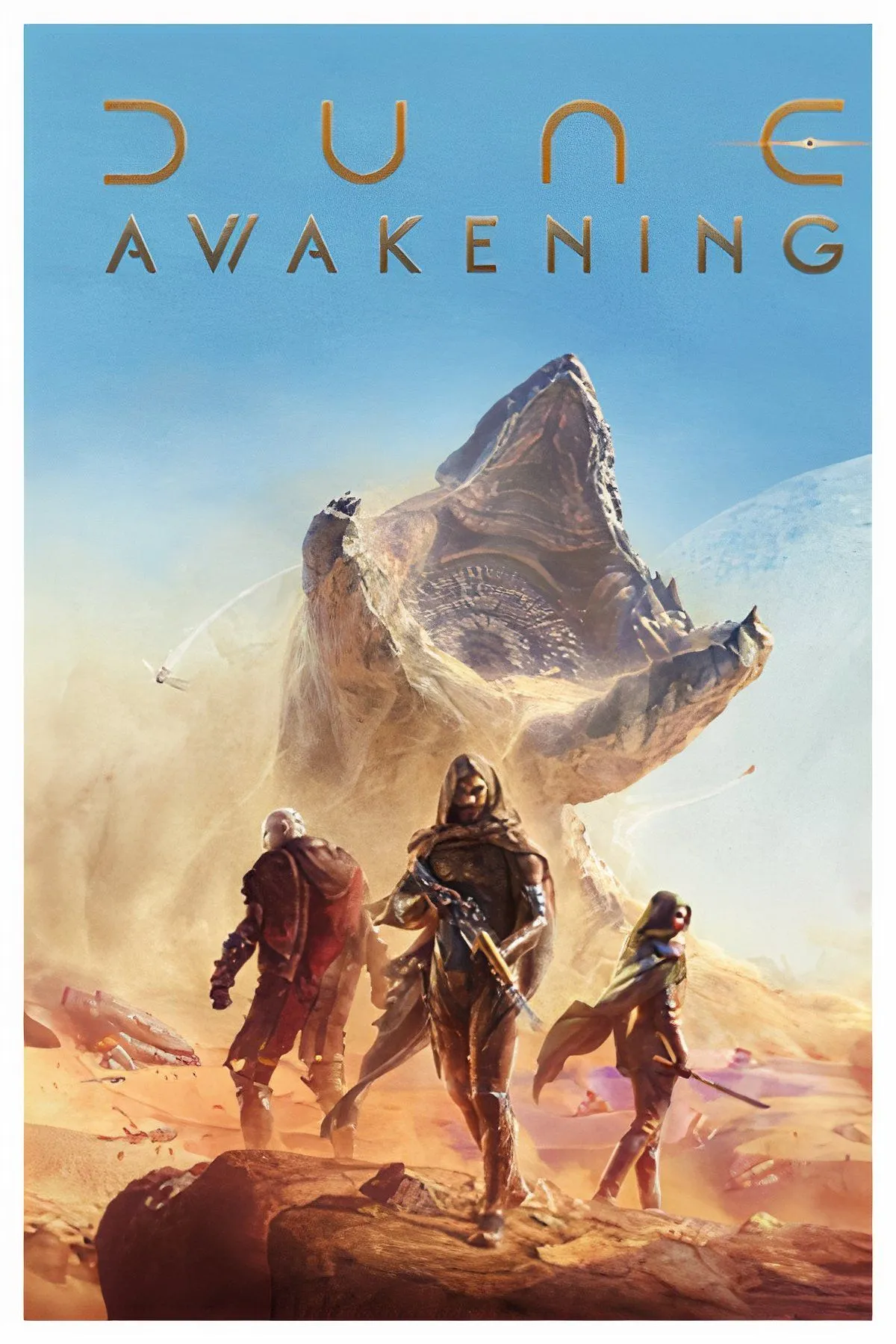 Tổng hợp các hình ảnh gameplay đa dạng của Dune Awakening: khám phá, chiến đấu, xây dựng căn cứ và môi trường Arrakis