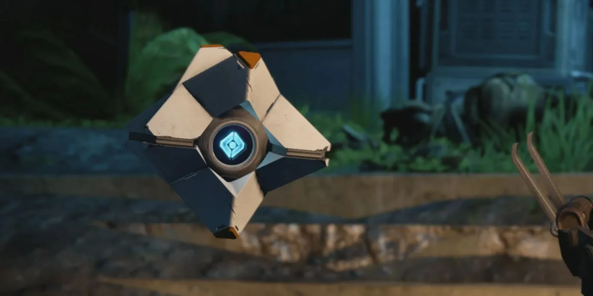 Ảnh chụp từ gameplay Destiny, một người lính bắn súng