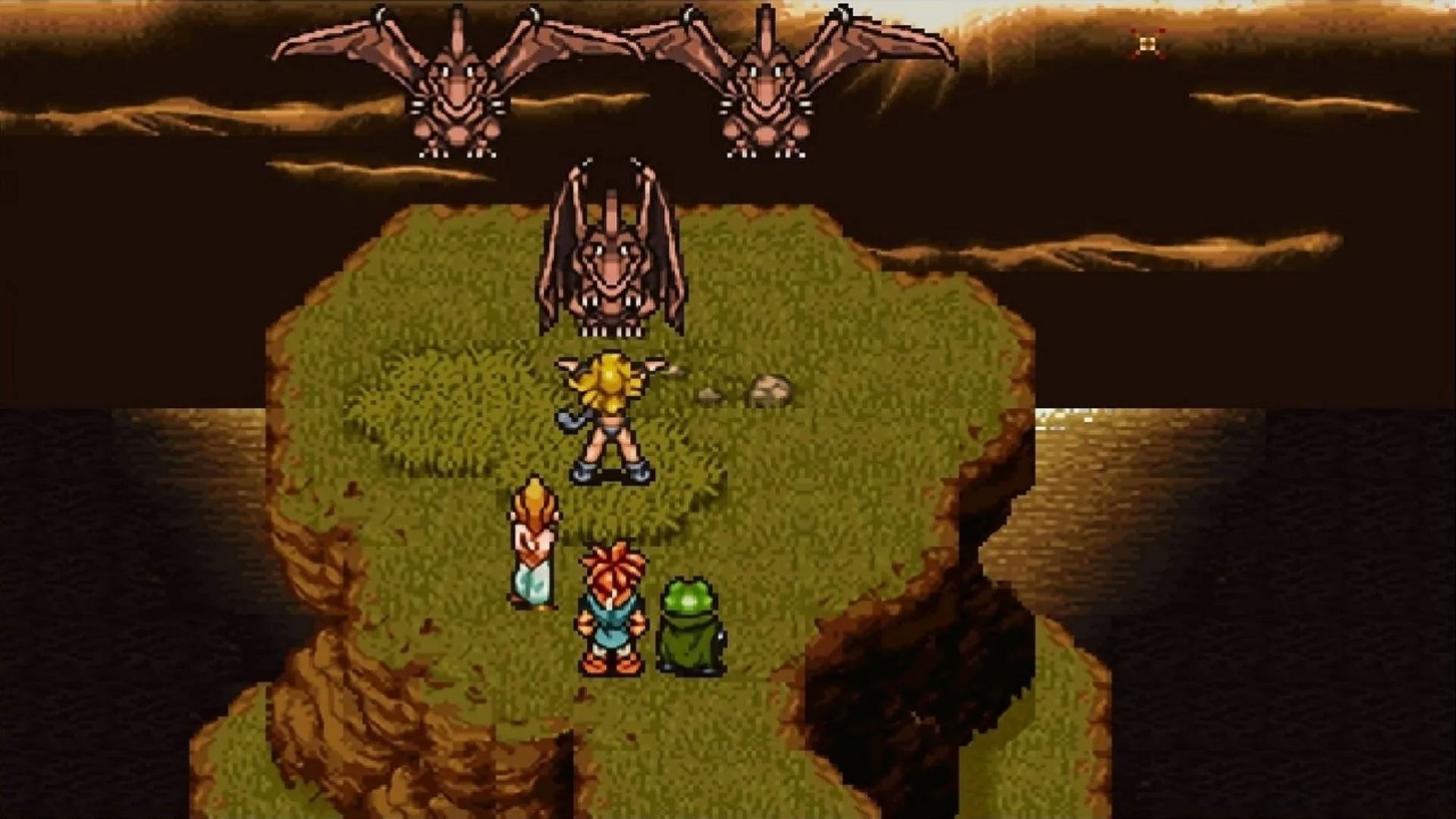 Crono và nhóm bạn trong Chrono Trigger, một biểu tượng của thể loại JRPG vượt thời gian