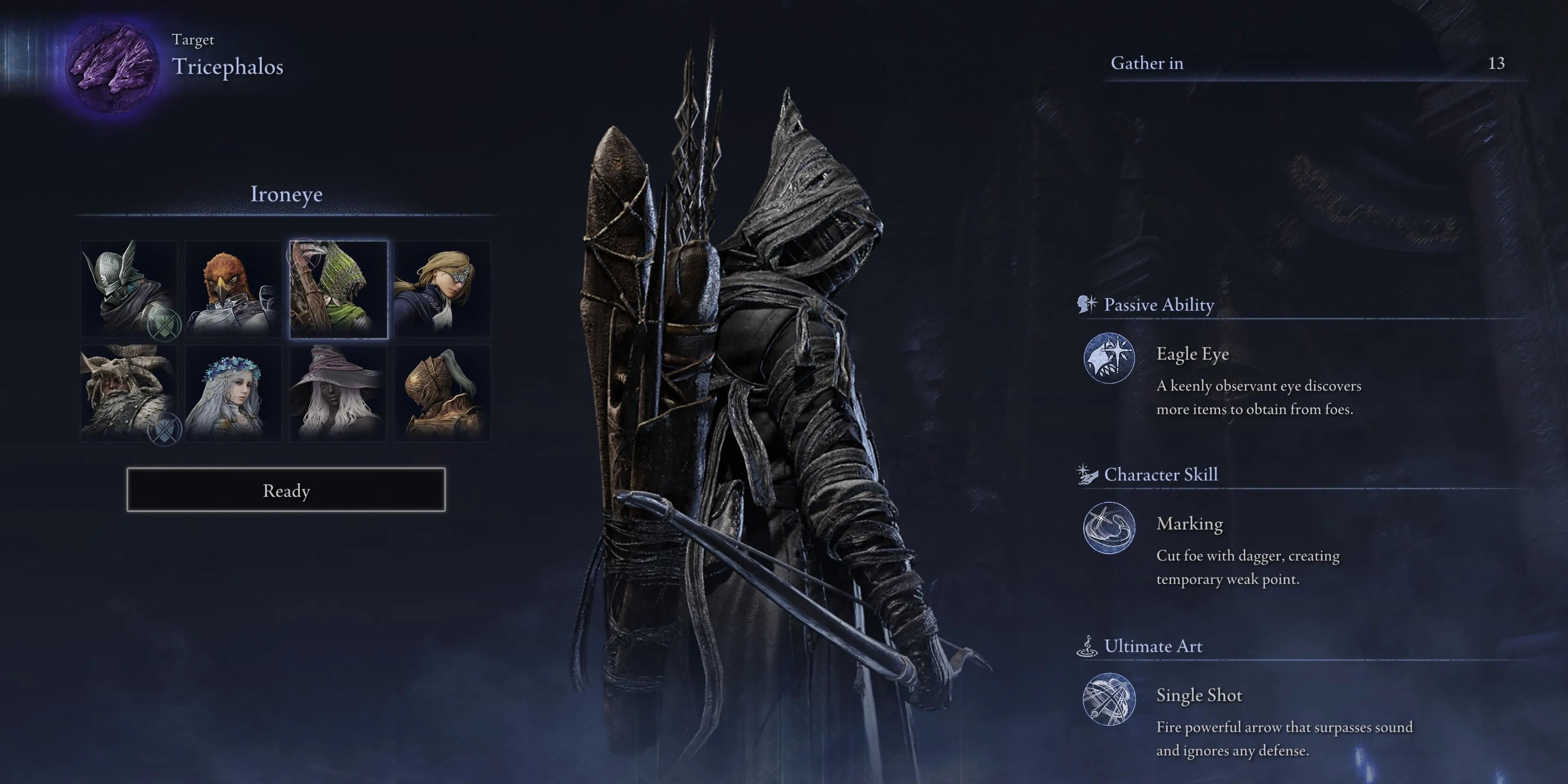 Đội hình Nightfarer tối ưu cho Everdark Sovereign Tricephalos, gồm Ironeye và Raider