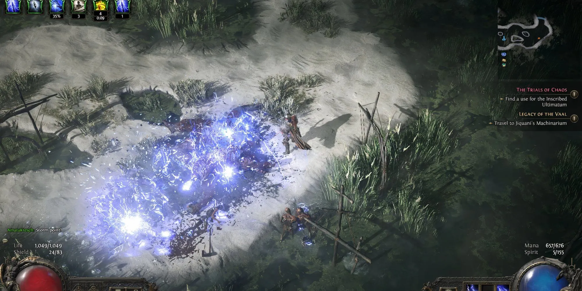 Kỹ năng và hiệu ứng đẹp mắt của nhân vật Ranger trong Path of Exile II