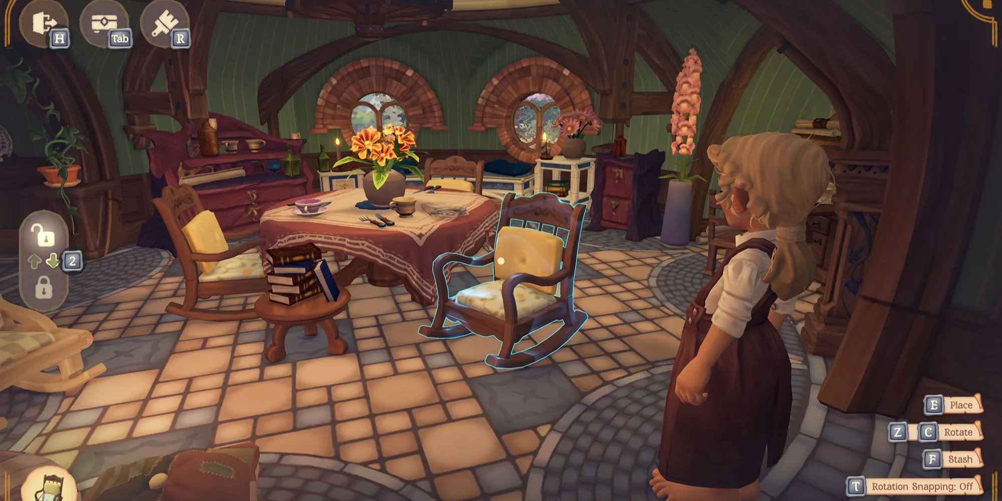 Màn hình tùy biến và trang trí nhà Hobbit trong Tales of the Shire
