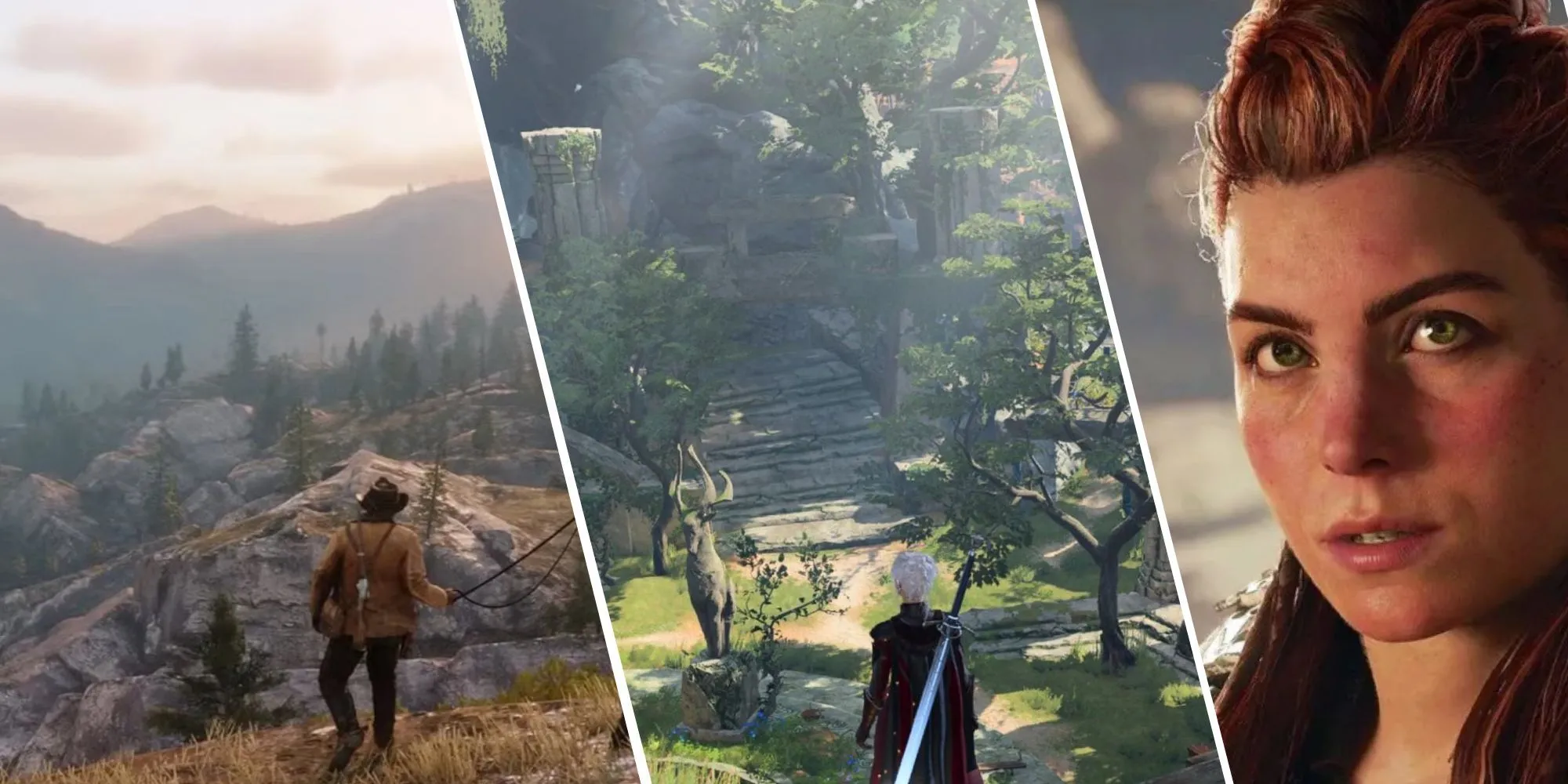Những tựa game cinematic kinh điển như Horizon Zero Dawn và Red Dead Redemption 2