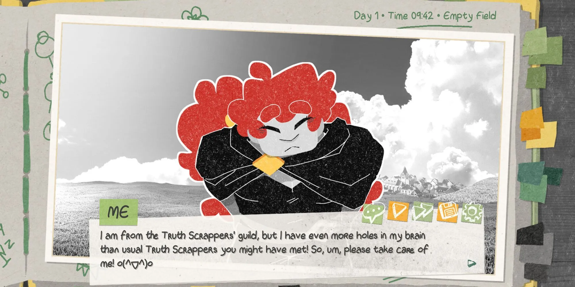 Truth Scrapper Gameplay với giao diện hồi ức