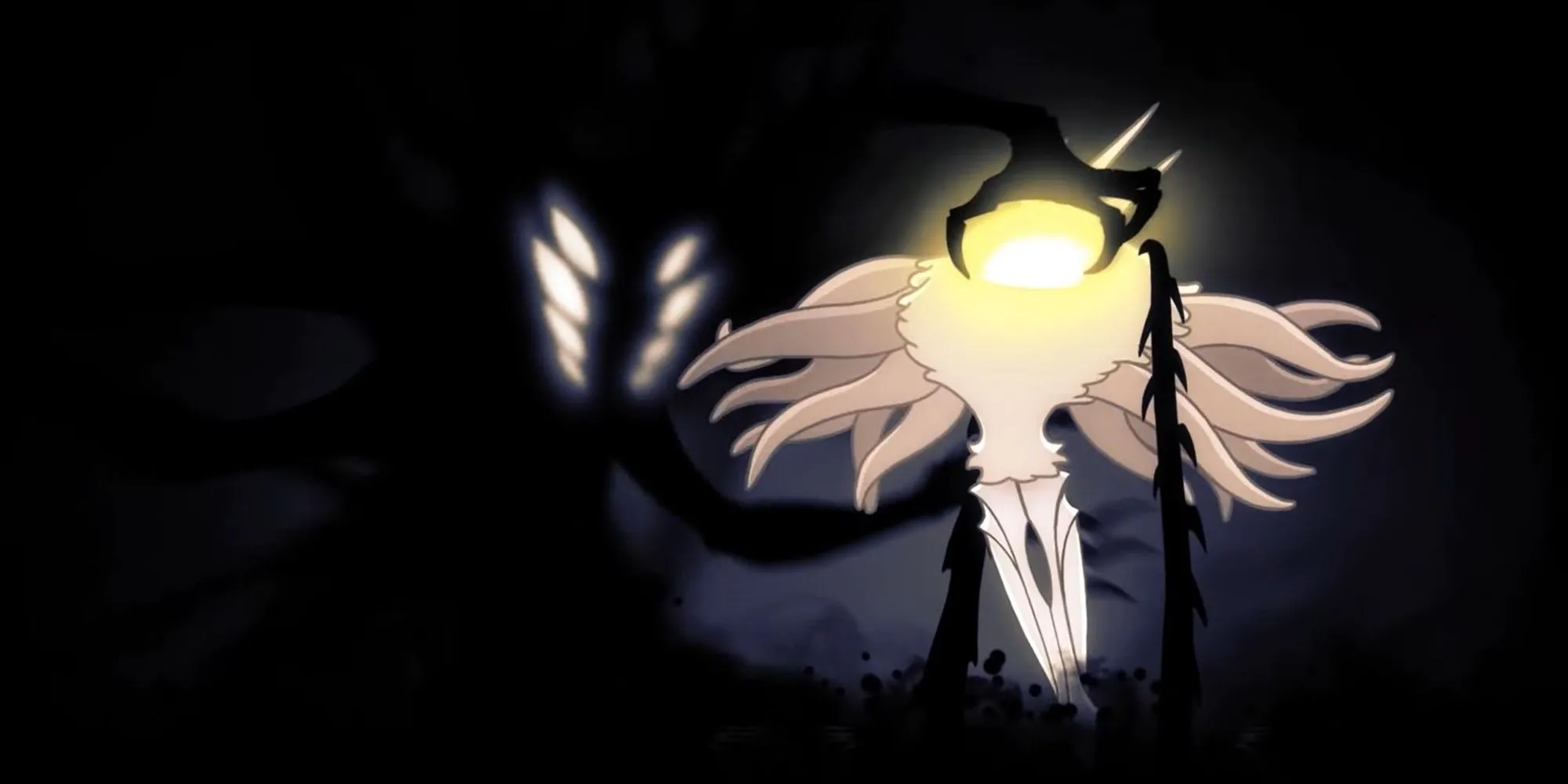 Void Entity nuốt chửng Godhome và Godseeker, minh họa kết cục bi tráng của Ending 4 Embrace the Void