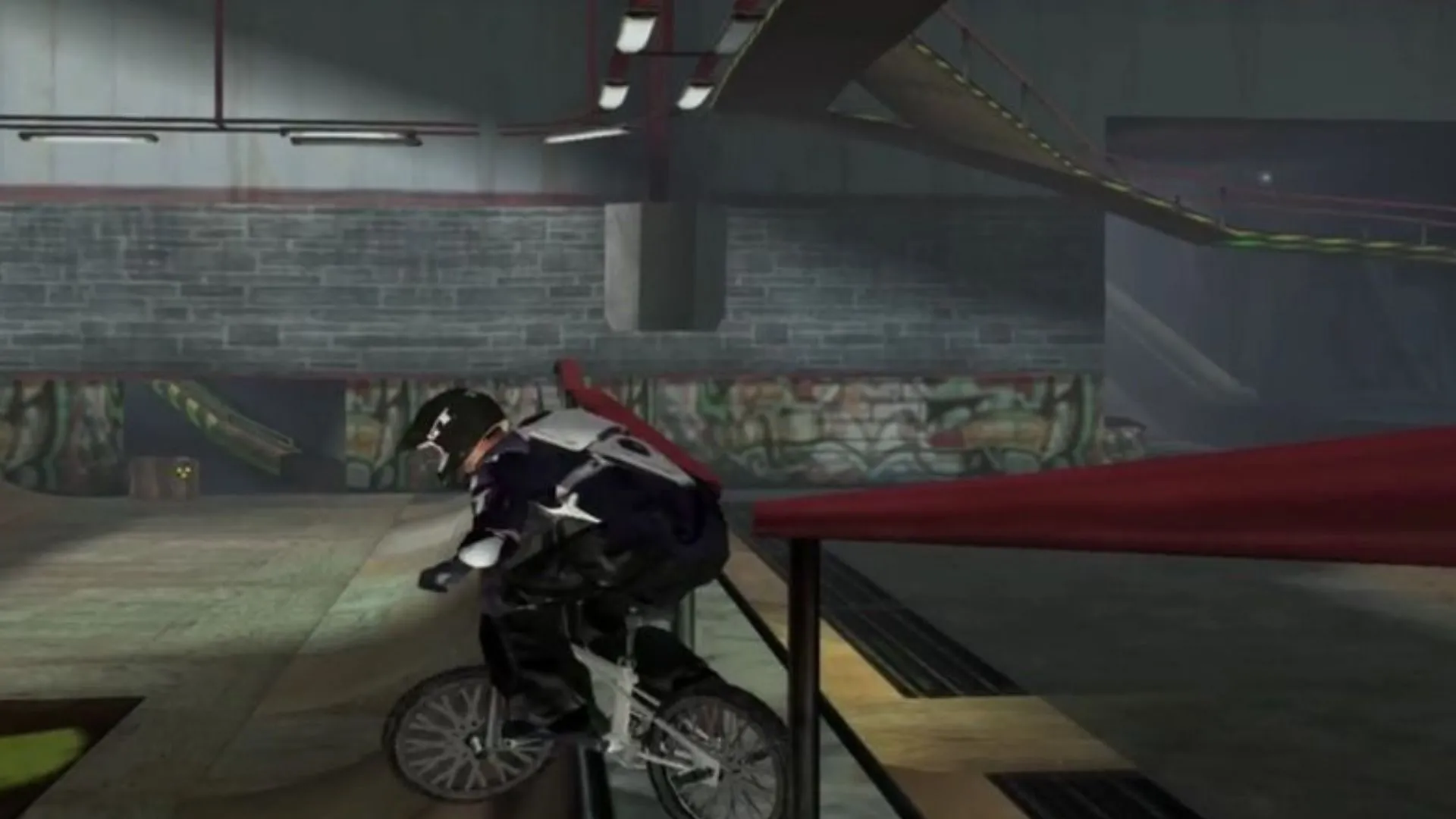 Ảnh Gravity Games Bike: Street, Vert, Dirt, cảnh đua BMX và pha biểu diễn trick trong game