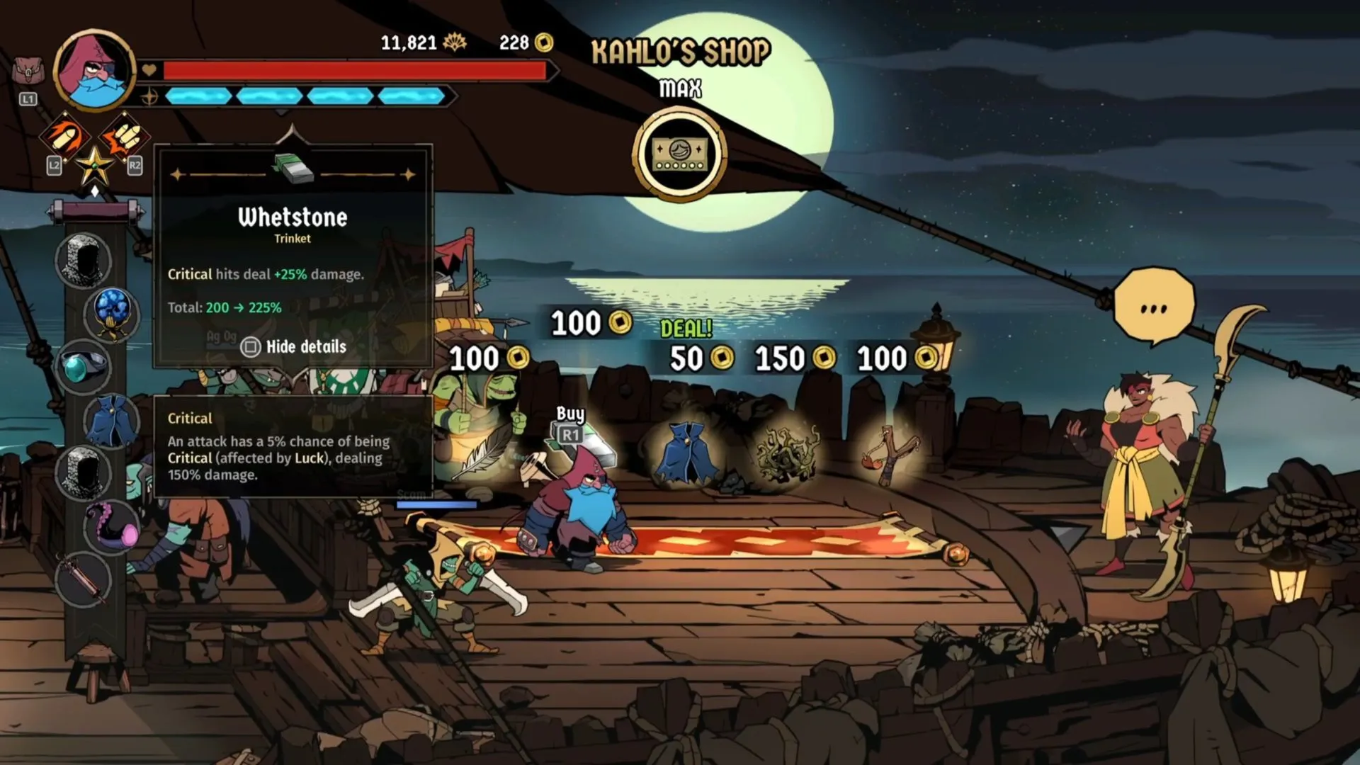 Bảng Trinket cần tìm cho Karl — tăng Punish, Critical và phòng thủ