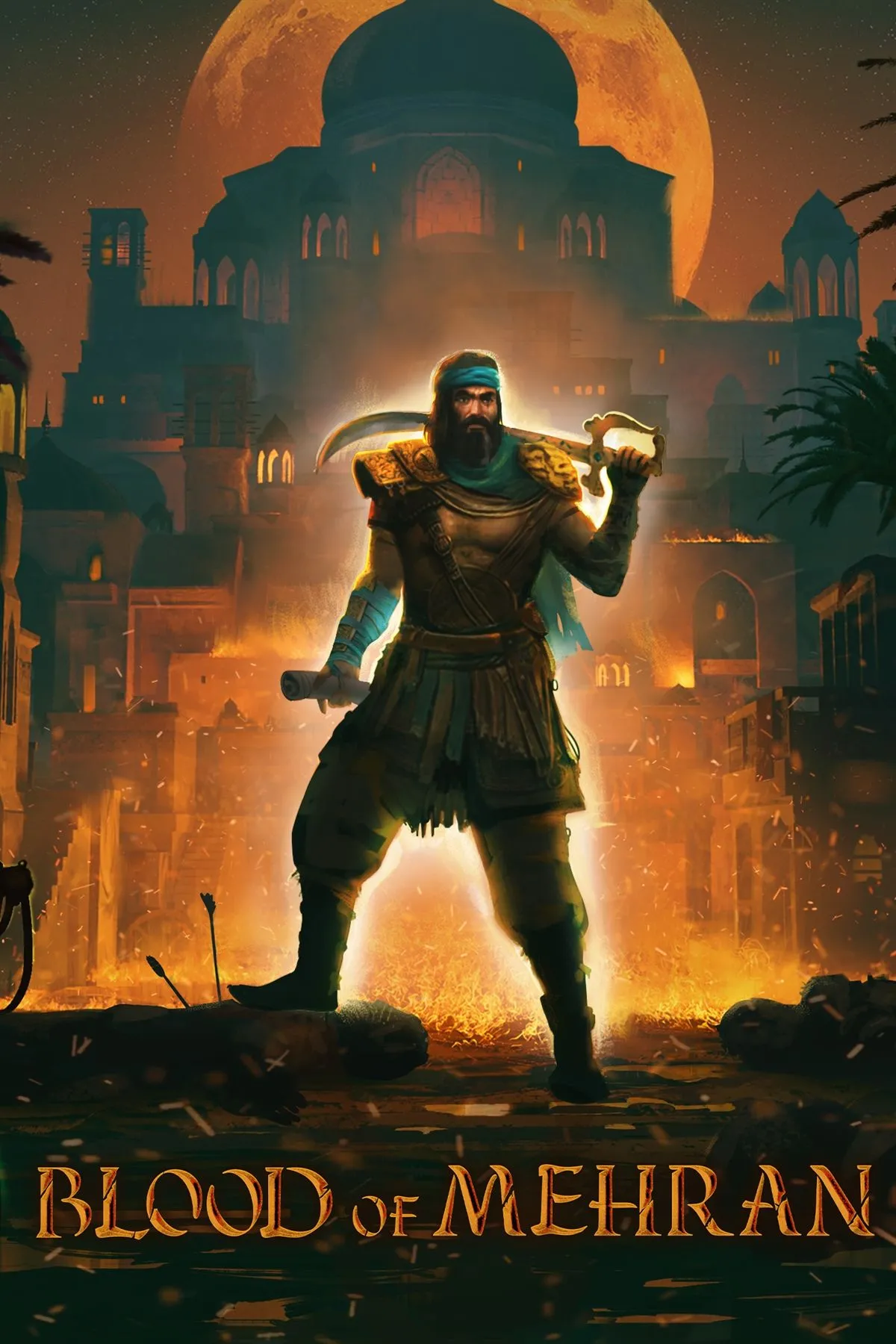 Bìa Blood of Mehran trên PS5/PC, hình ảnh quảng bá với ánh sáng Unreal Engine