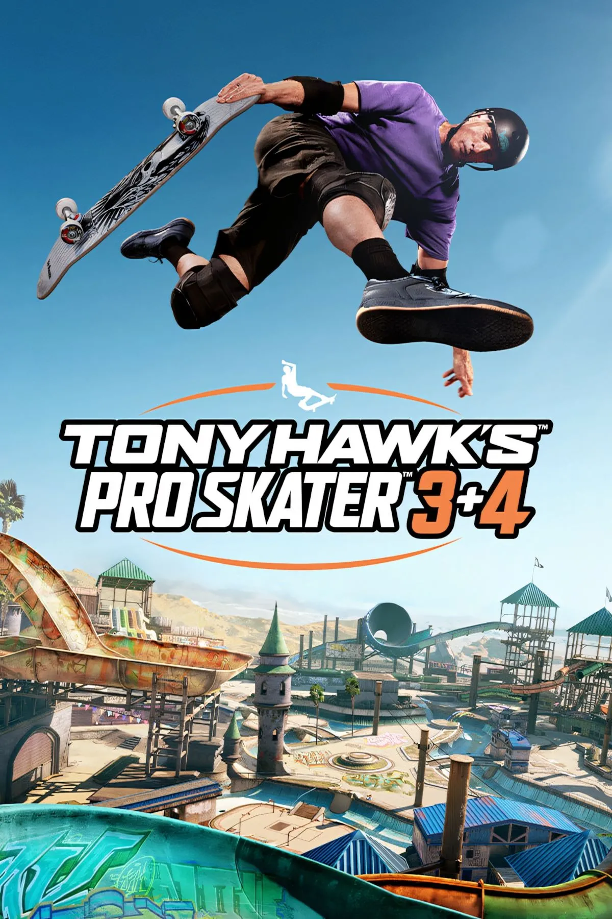 Cover art Tony Hawk's Pro Skater 3+4 gần Bikini Bottom ẩn