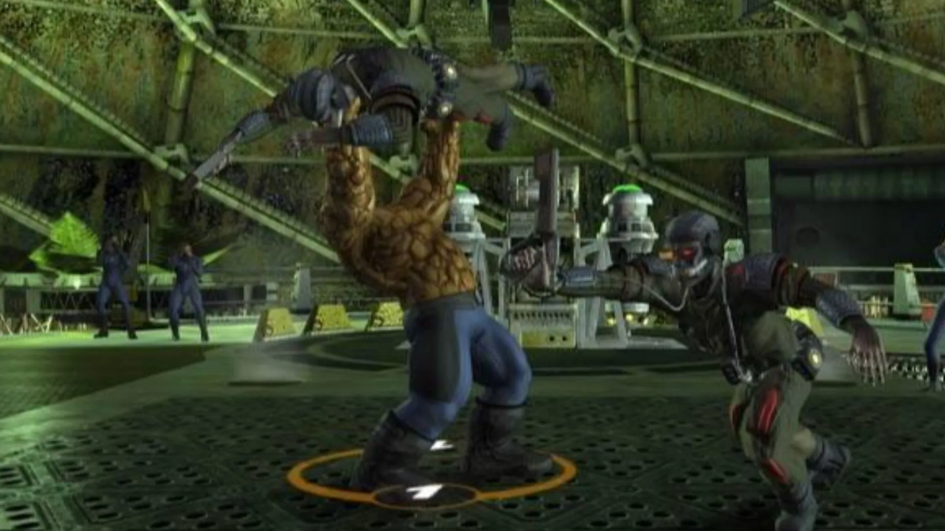 Hình Fantastic Four: Rise of the Silver Surfer, cảnh chiến đấu của đội Fantastic Four