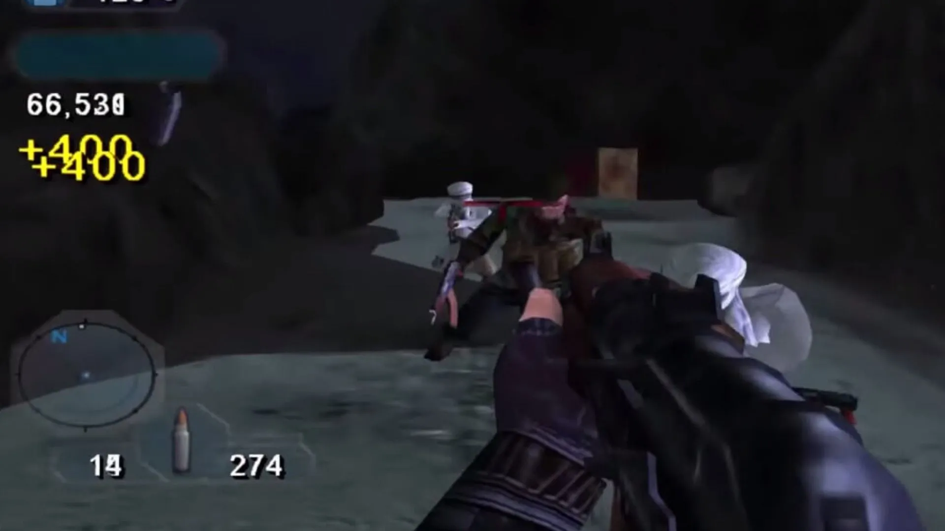 Hình Fugitive Hunter: War on Terror, cảnh chiến đấu trong game