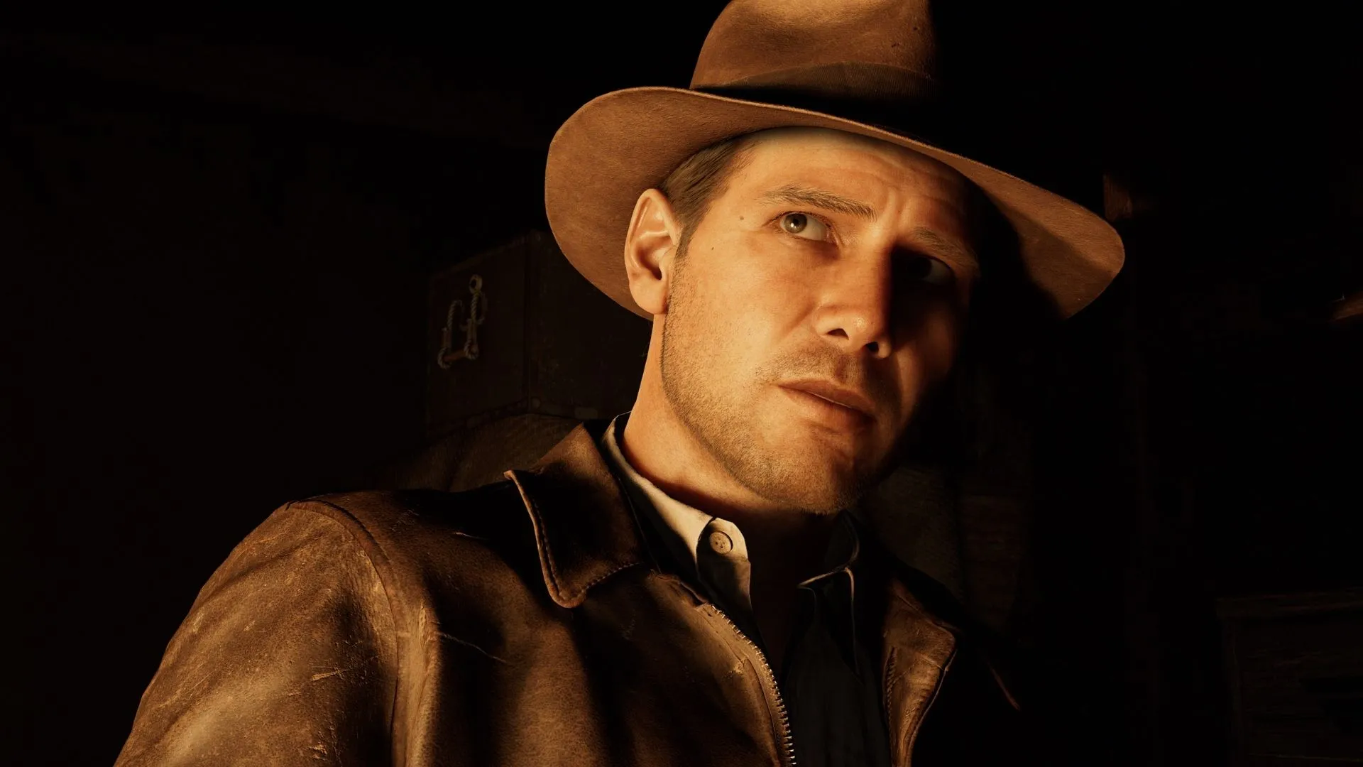 Indiana Jones trên PS5 - cận cảnh nhân vật Indiana Jones trong trailer phiên bản đa nền tảng
