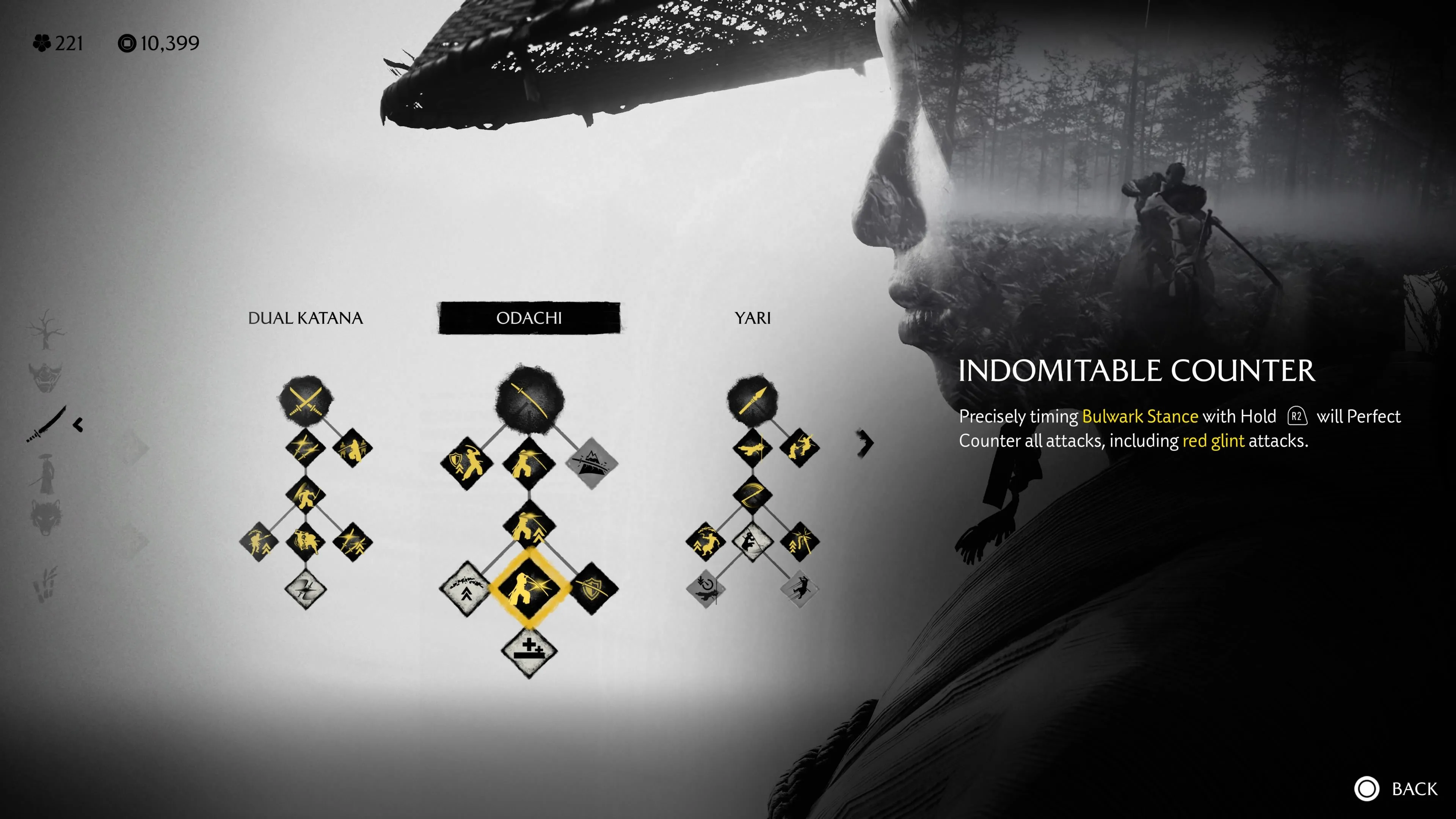 Indomitable Counter cho Odachi giúp phản công đòn đỏ