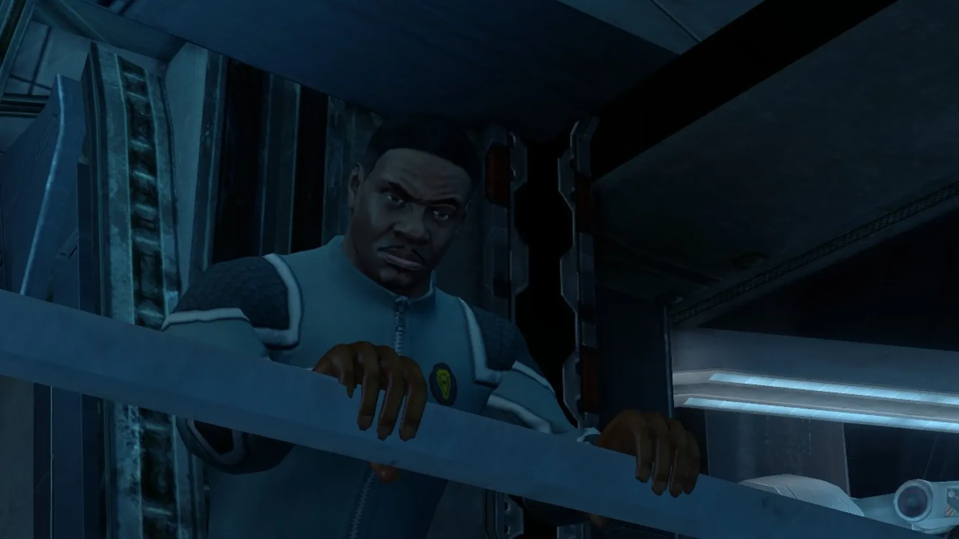 Keith David và Roddy Piper trong Saints Row 4, cảnh nhân vật phản diện và đấu võ mô phỏng