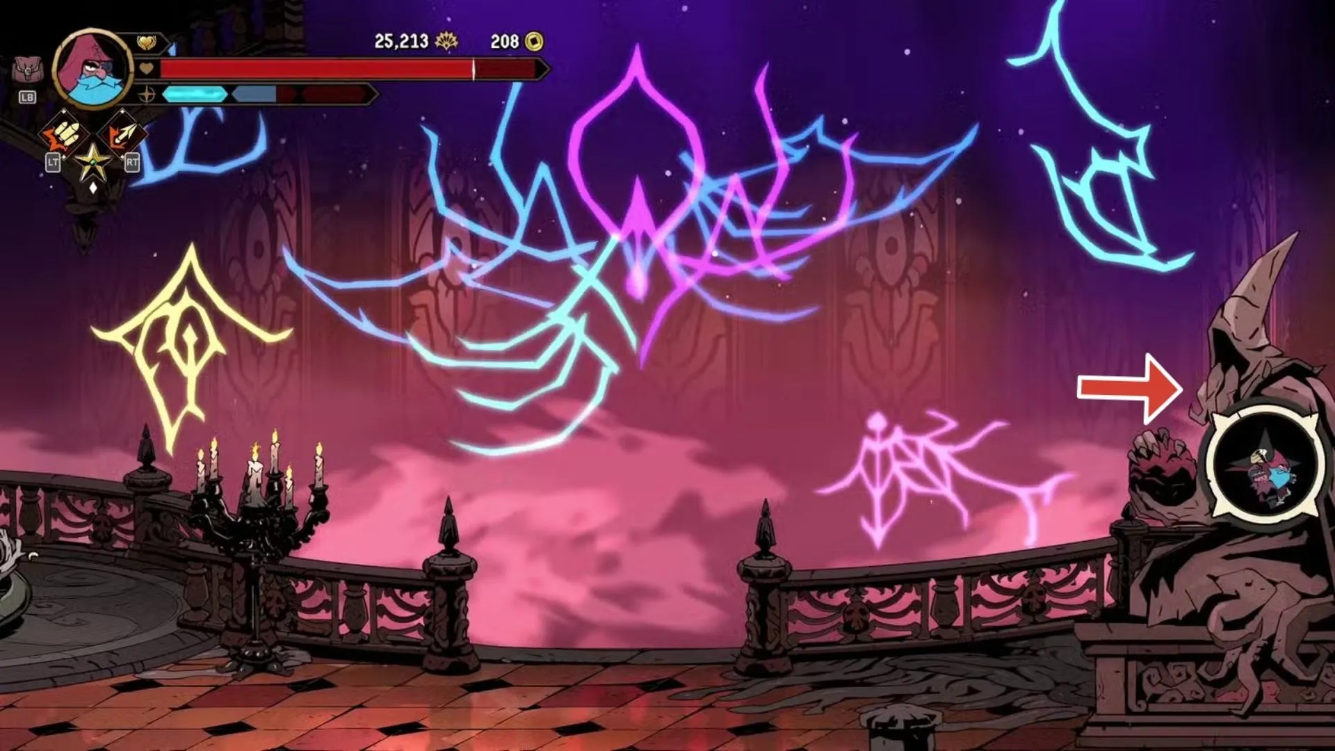 Lối vào mansion Yeldrim dẫn đến Ritual of Chaos, gặp boss The Interloper