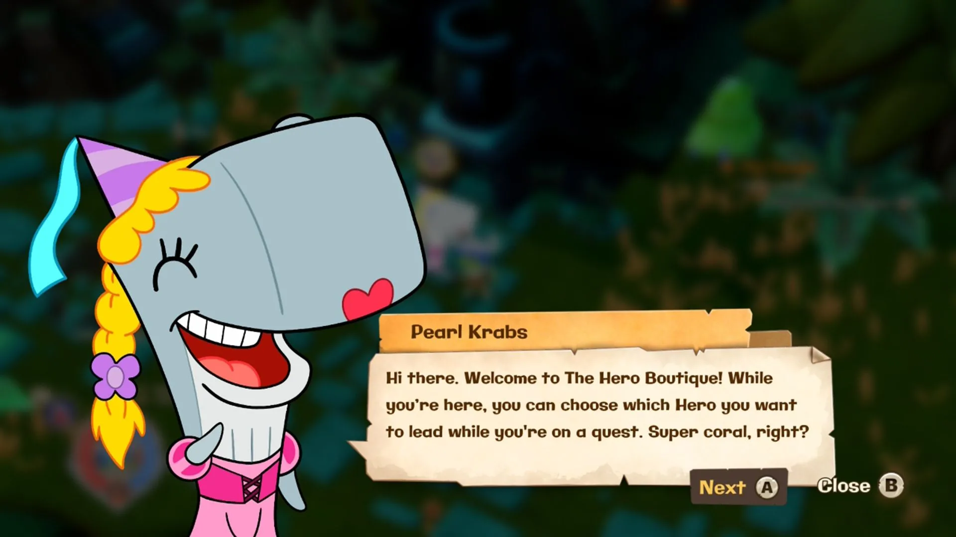 Pearl xuất hiện trong Tangle, NPC và quest phụ xuất hiện dần